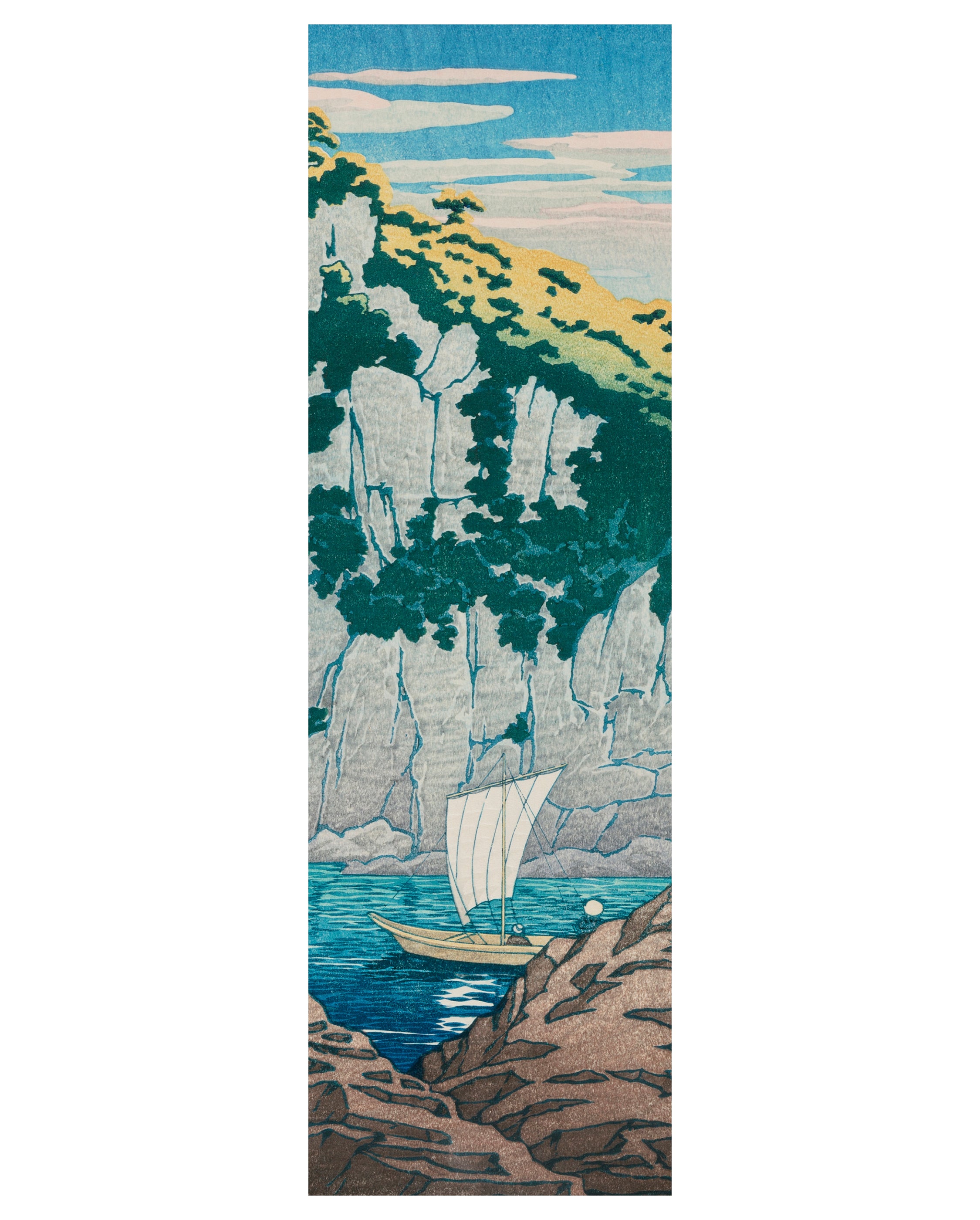 pomegranate-kawase-hasui-horai-rock-lesezeichen-japan-landschaft image 1