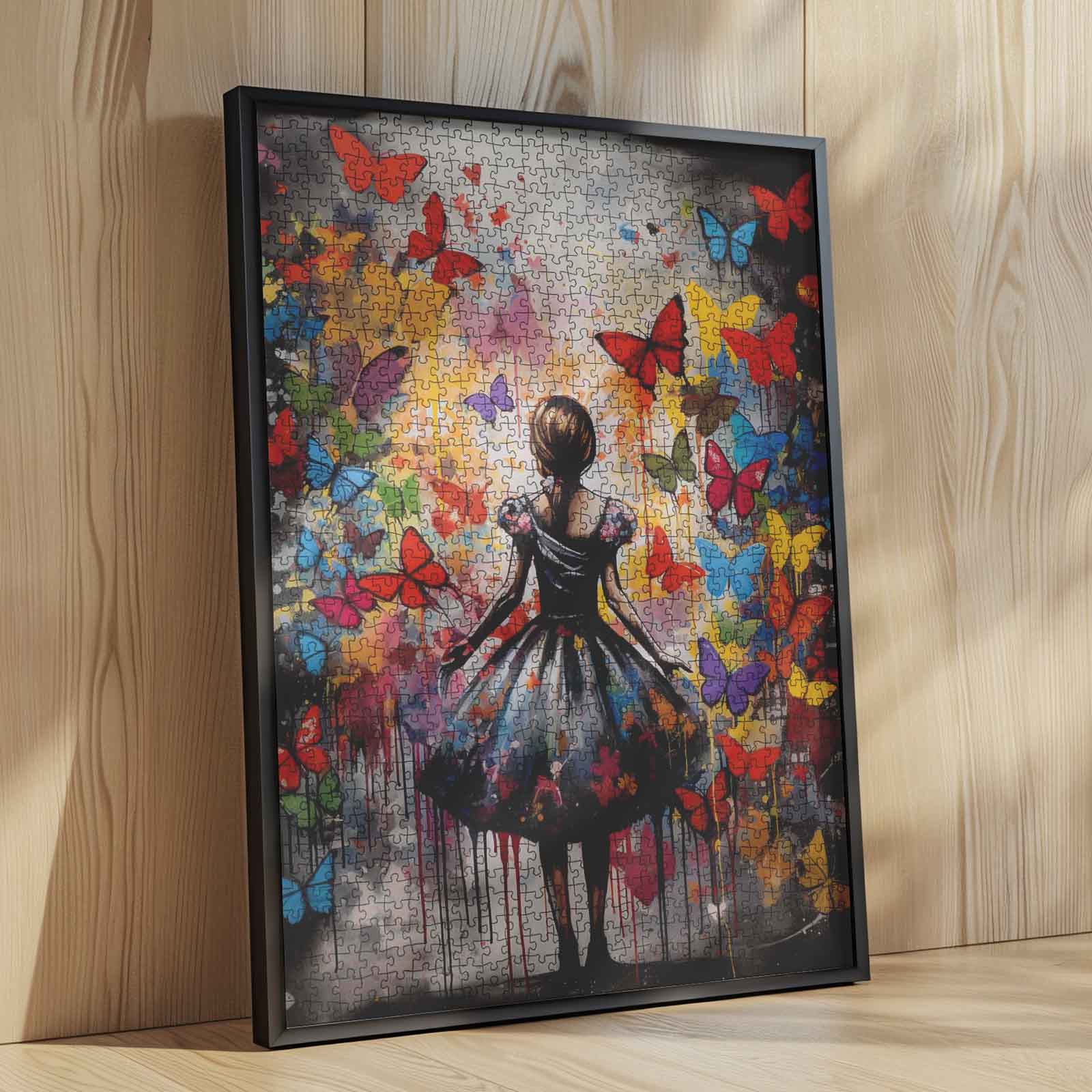 tucocoo-colorful-butterfly-girl-puzzle-1000-teile-graffiti image 4