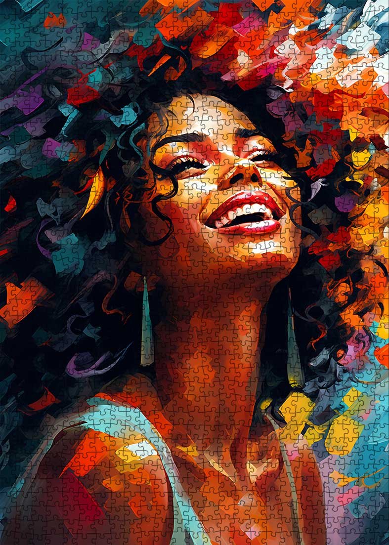 tucocoo-vibrant-joyful-portrait-puzzle-1000-teile-frau image 2
