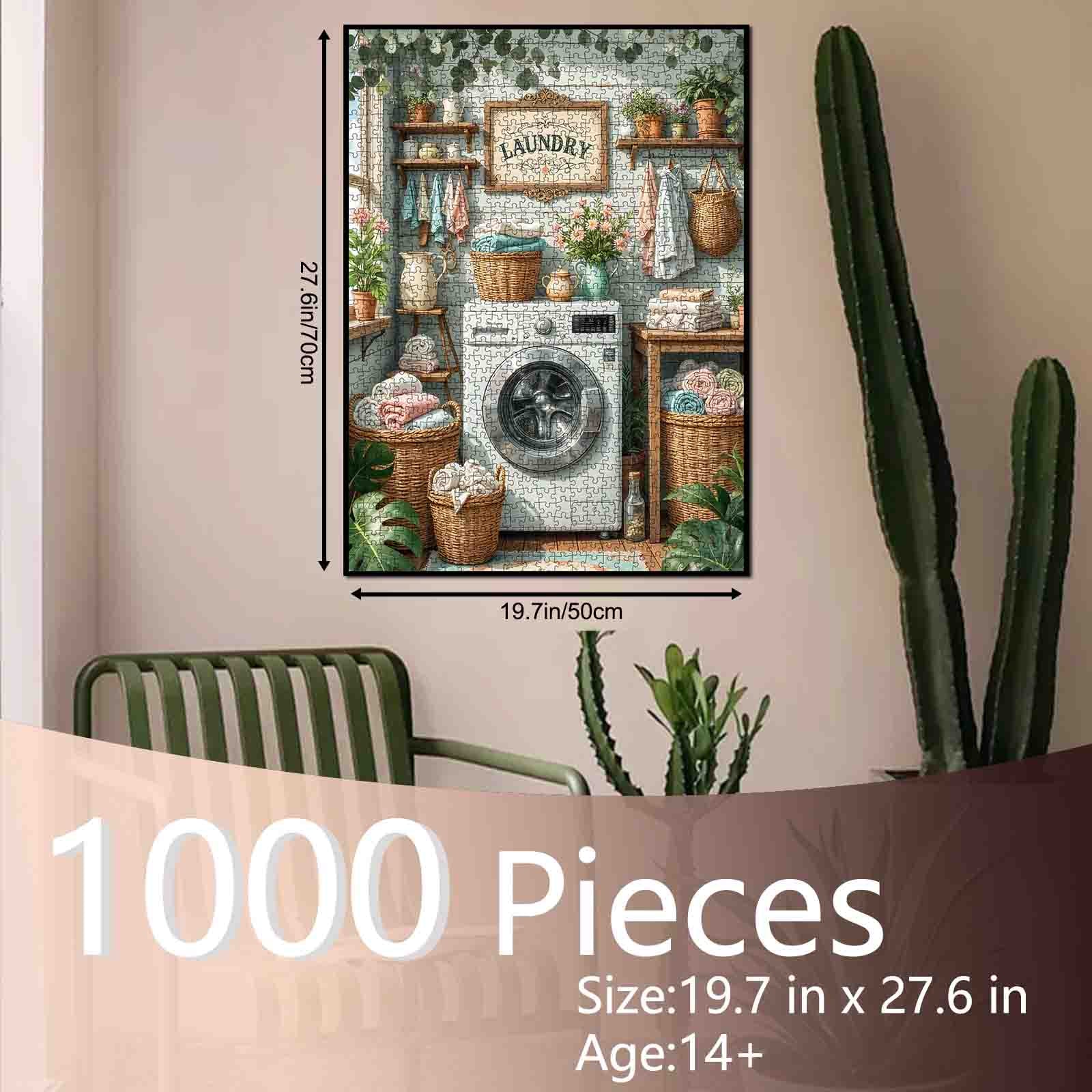 tucocoo-cozy-green-laundry-room-puzzle-1000-teile image 5
