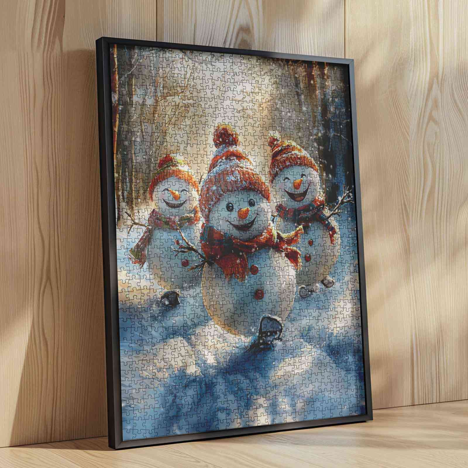 tucocoo-dancing-snowmen-jigsaw-puzzle-1000-teile-winter image 4