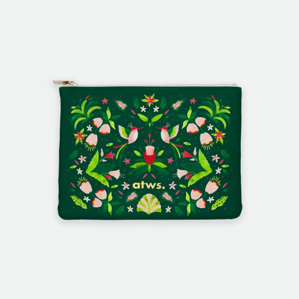 all-the-ways-to-say-pouch-bags-green-jungle-kosmetiktasche-gr-n-19x14-cm image 1