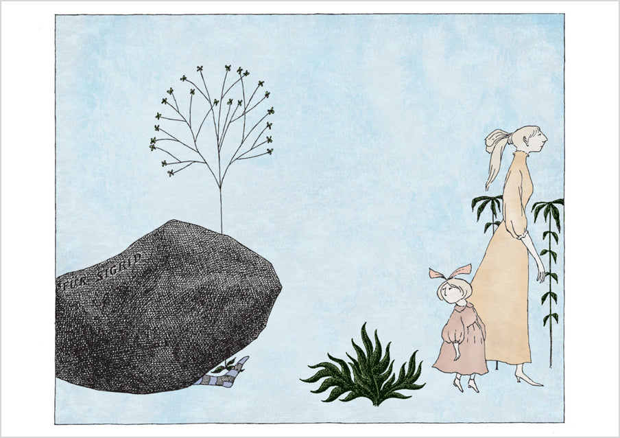 pomegranate-postcards-edward-gorey-the-evil-garden-postkarte-humor image 1