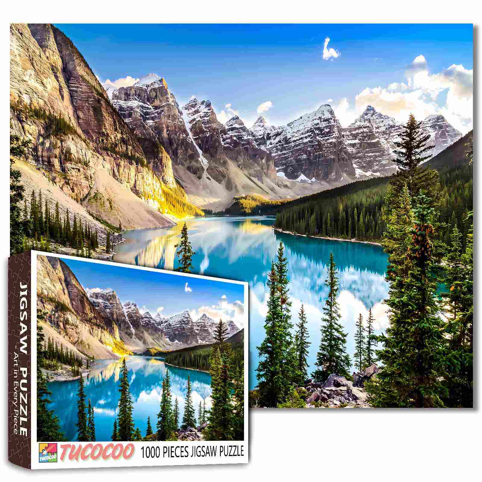 tucocoo-moraine-lake-landscape-puzzle-1000-teile-bergsee image 1