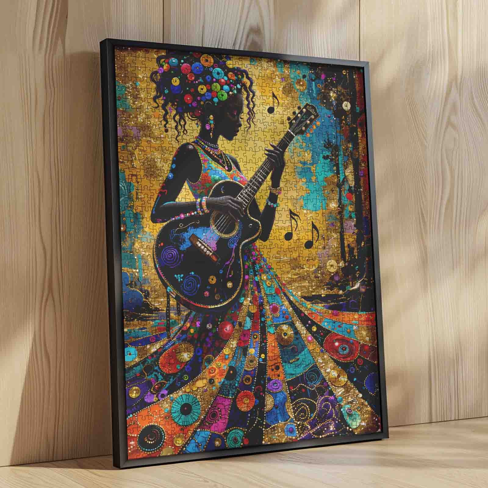 tucocoo-jigsaw-puzzles-guitar-melody-art-puzzle-1000-teile-musik-gitarre image 4