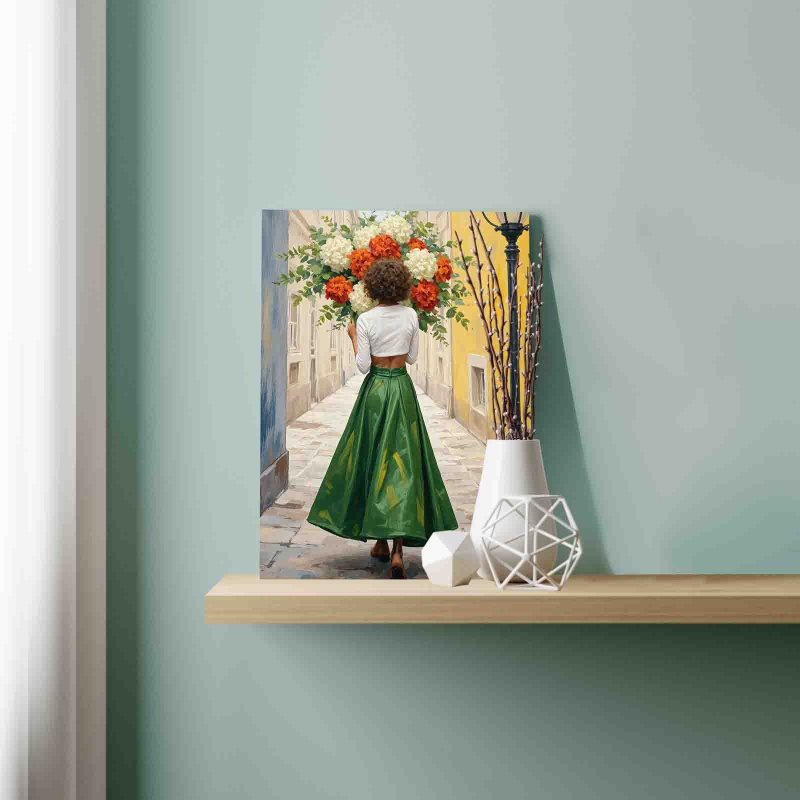 tucocoo-paint-by-numbers-woman-bouquet-malen-nach-zahlen-40x50 image 3