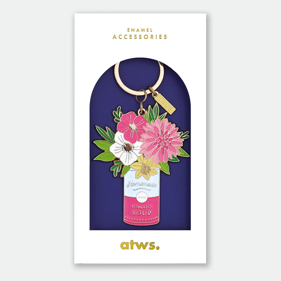 all-the-ways-to-say-flower-can-schl-sselanh-nger-gold-emaille image 1