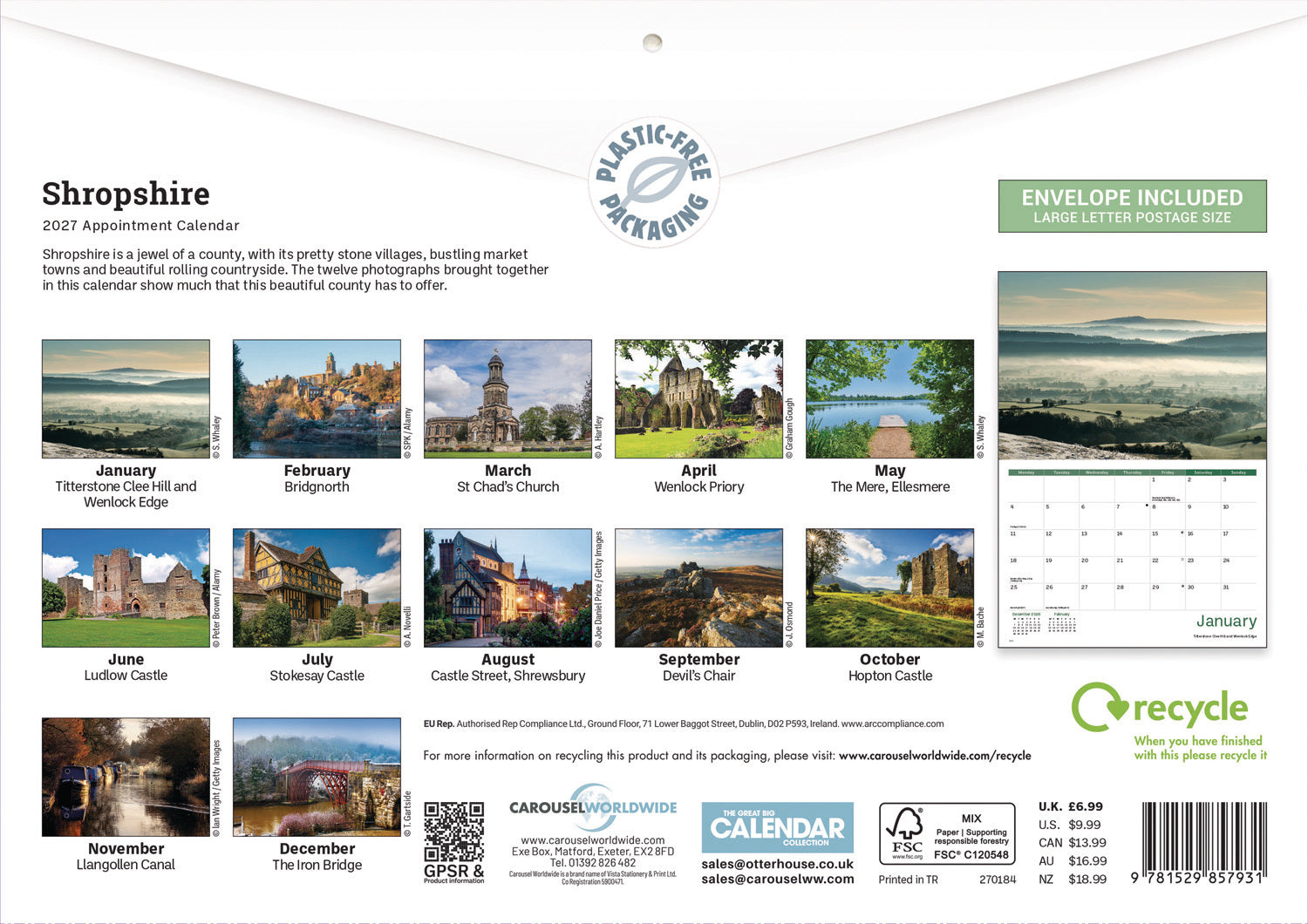 otter-house-shropshire-a4-kalender-2027-monatskalender image 2