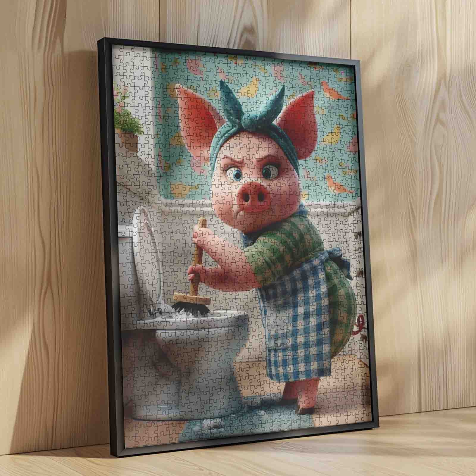 tucocoo-piglet-bathroom-puzzle-1000-teile-ferkel image 4