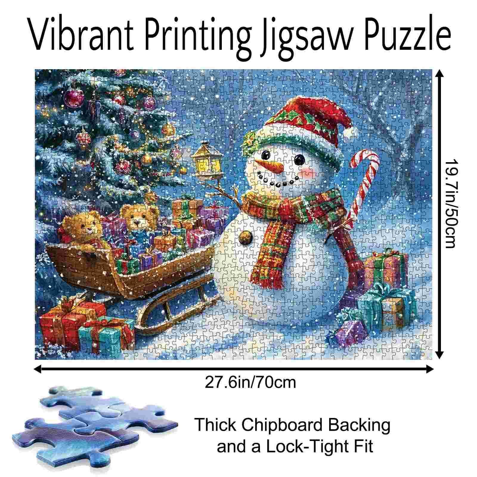 tucocoo-snowman-s-gift-parade-puzzle-1000-teile-weihnachten image 5