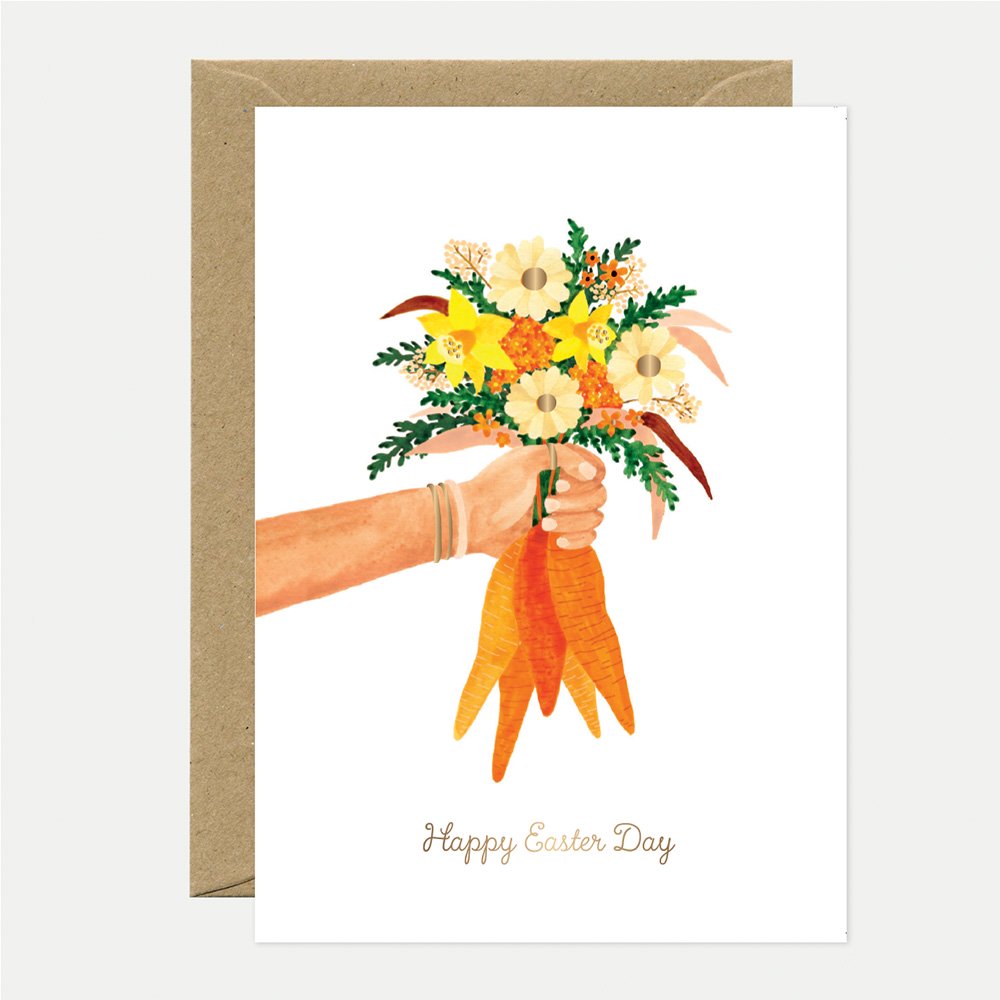 all-the-ways-to-say-easter-day-gru-karte-a6-goldfolie-ostern image 1