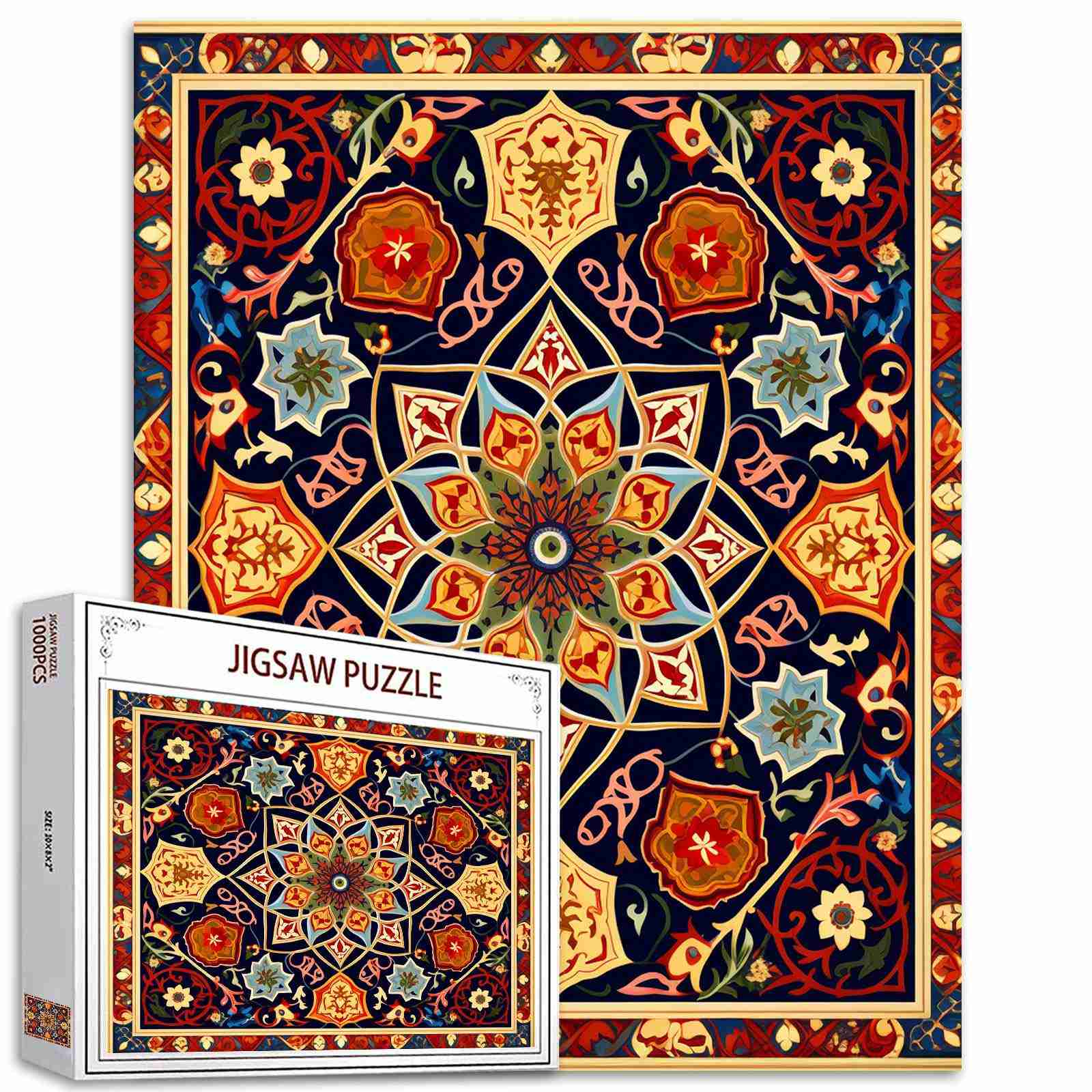 tucocoo-mandala-flower-puzzle-1000-teile-blumen image 1