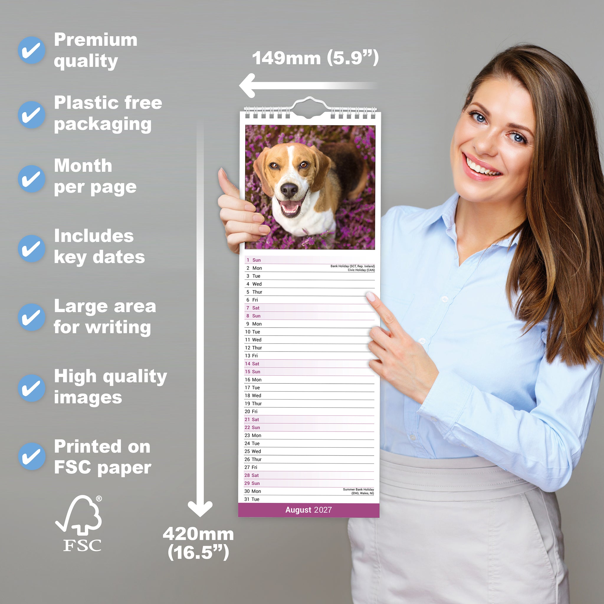 otter-house-beagle-slim-kalender-2027-hundekalender image 4