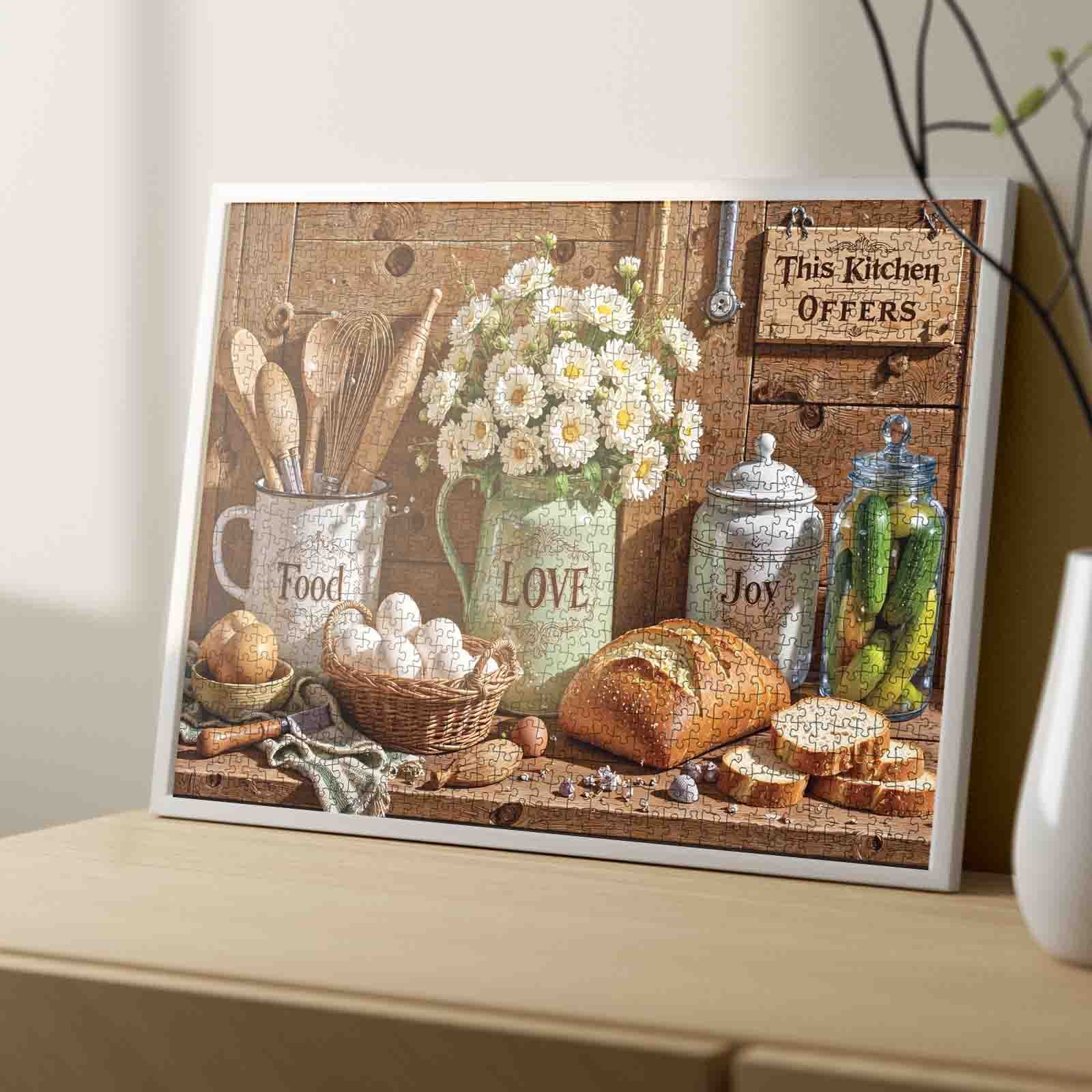 tucocoo-rustic-kitchen-flowers-bread-puzzle-1000-teile-k-che image 4