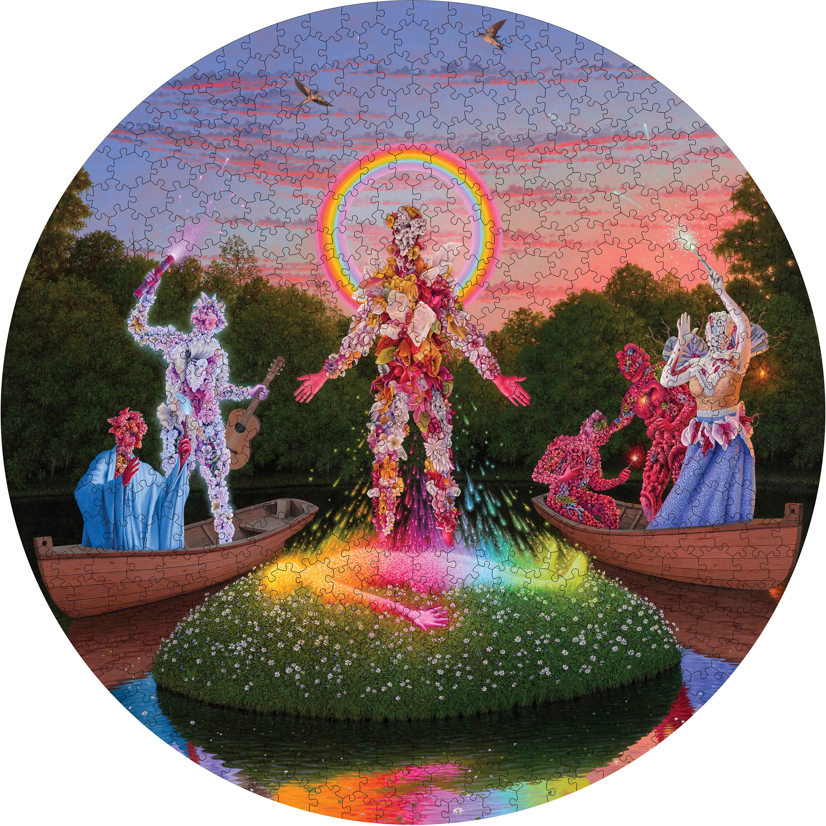 pomegranate-birth-of-spirit-gardener-puzzle-rund-500-teile image 2