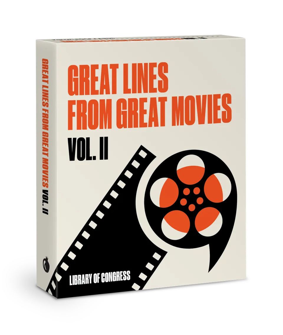 pomegranate-knowledge-cards-great-lines-movies-vol-ii-quizkarten-48-karten-film image 1