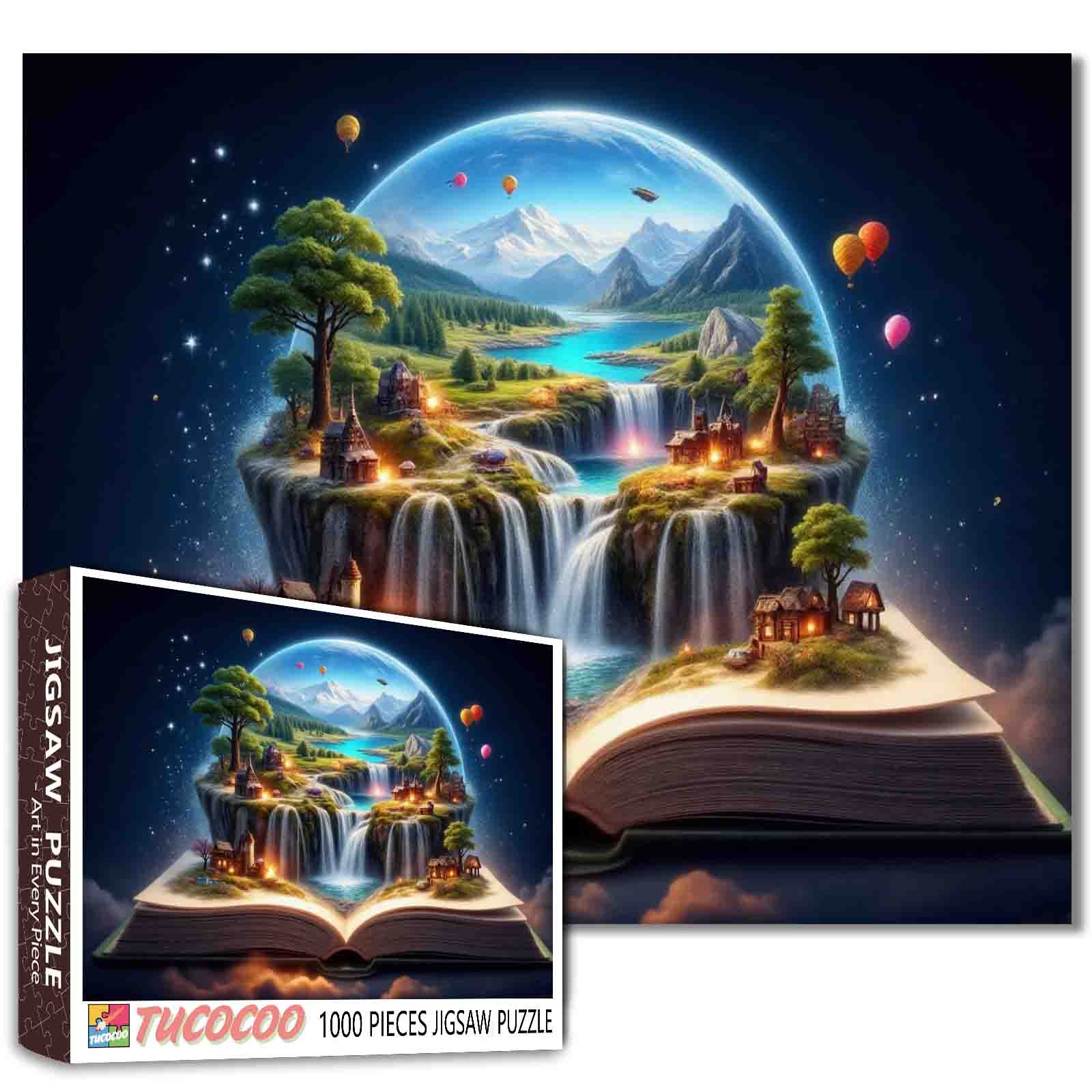 tucocoo-magical-storybook-world-puzzle-1000-teile-fantasy-puzzle image 1