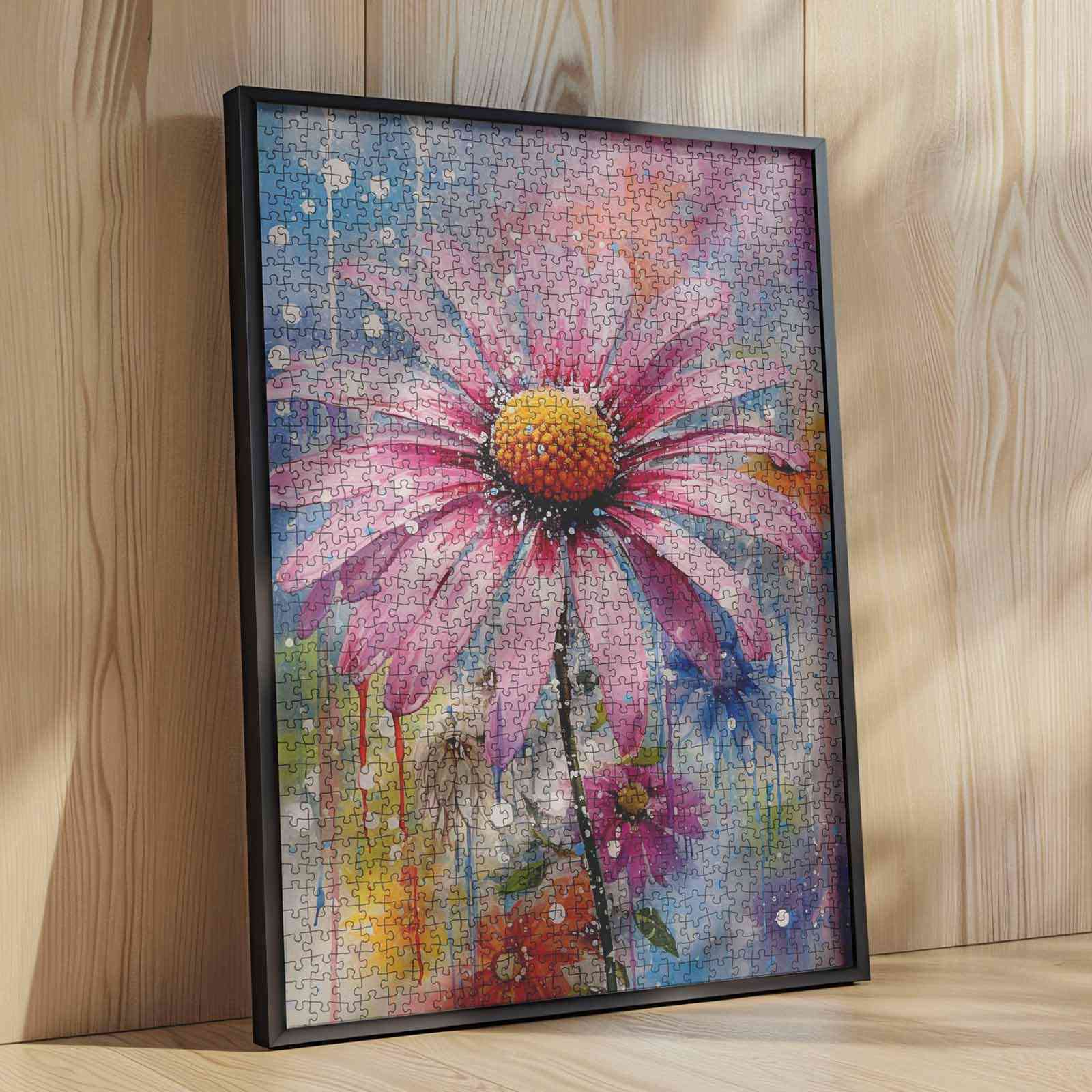 tucocoo-echinacea-flowers-art-puzzle-1000-teile-blumen image 4
