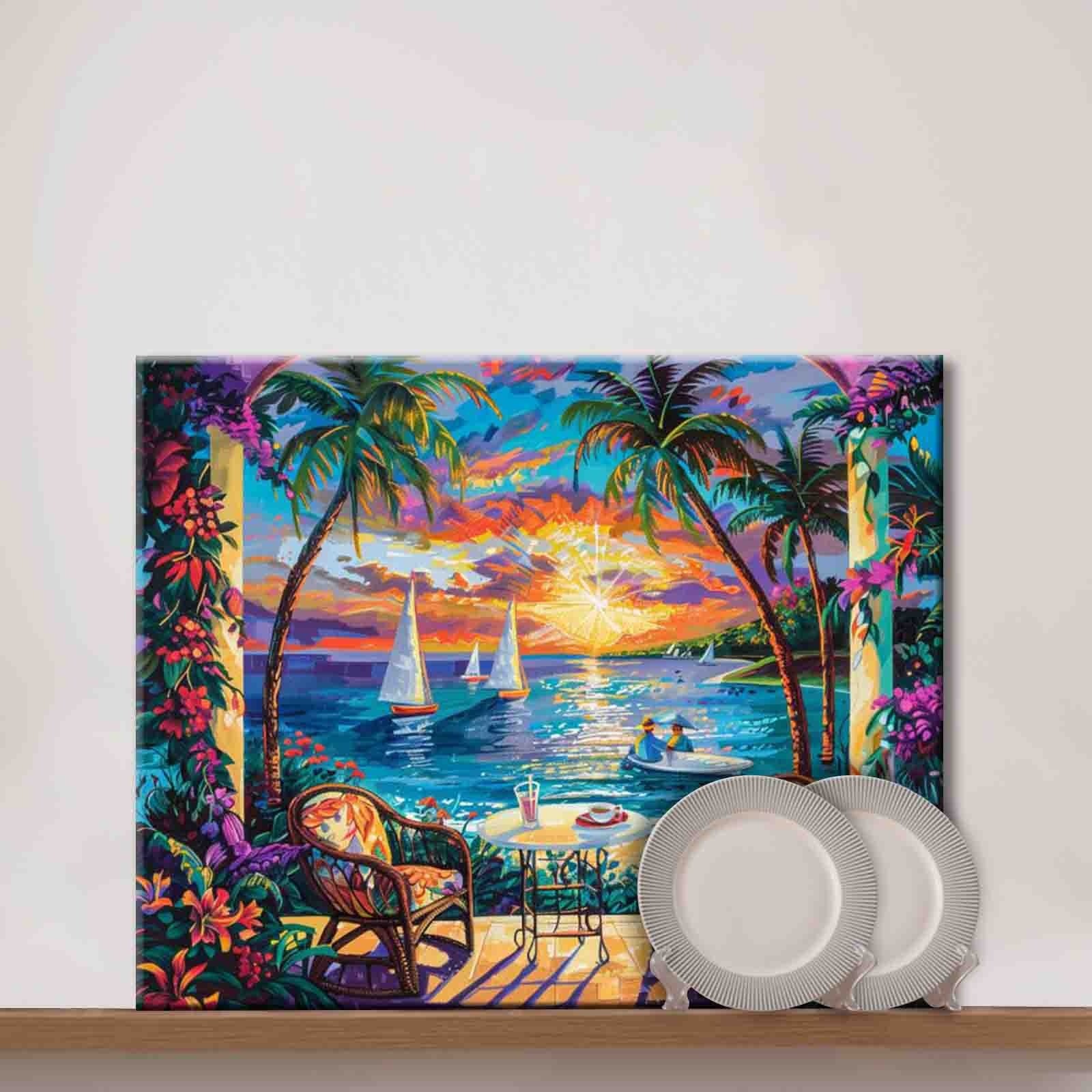 tucocoo-ocean-paradise-view-malen-nach-zahlen-40x50-ohne-rahmen-palmen image 3