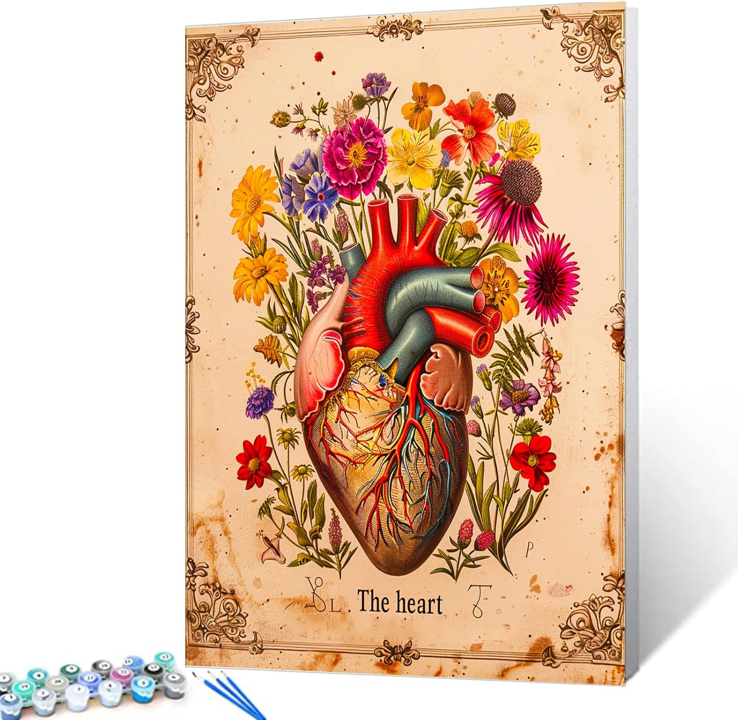tucocoo-flowers-around-the-heart-malen-nach-zahlen-40x50cm image 1