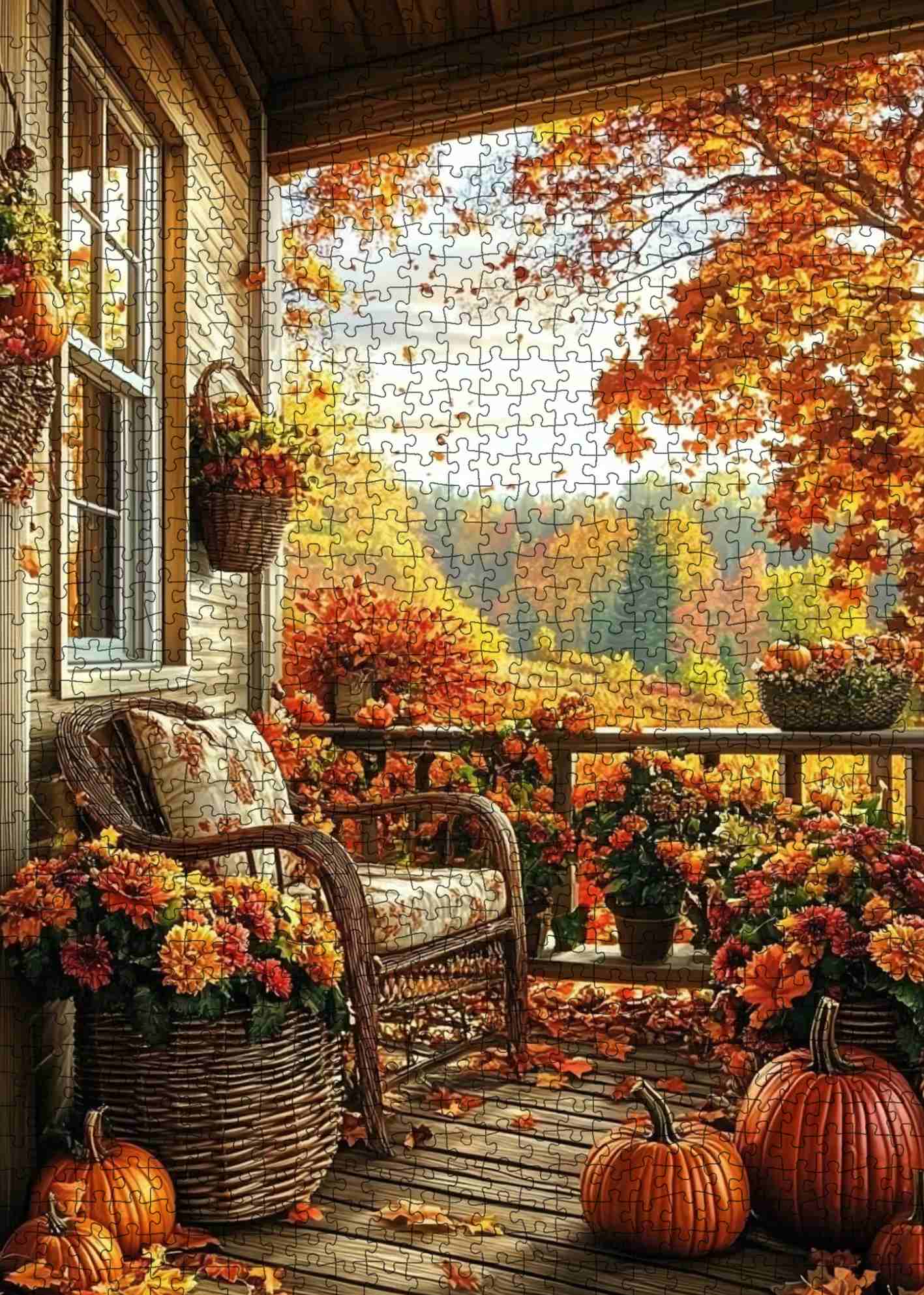 tucocoo-autumn-porch-serenity-puzzle-1000-teile-herbst image 2