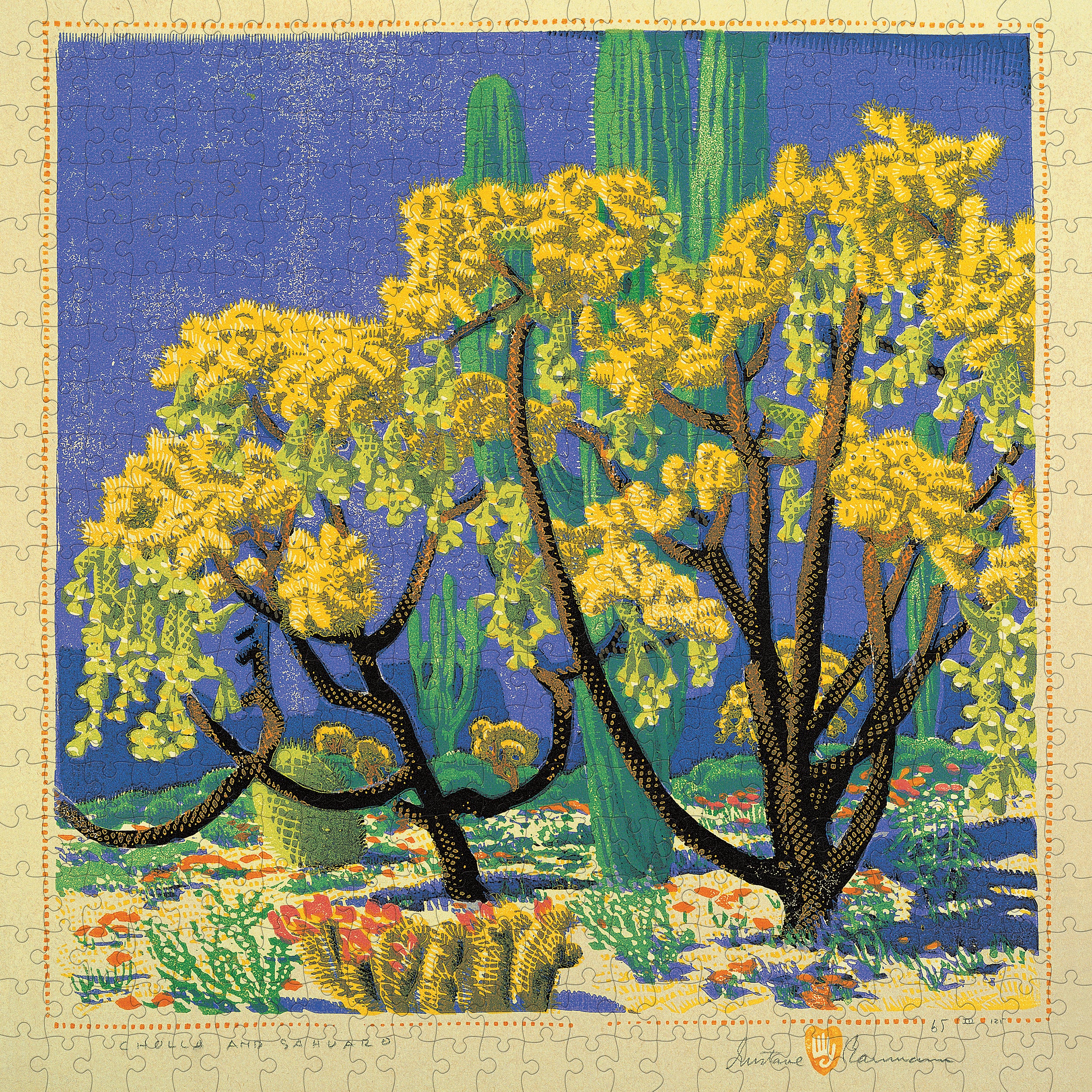 pomegranate-baumann-cholla-and-sahuaro-puzzle-500-teile image 2