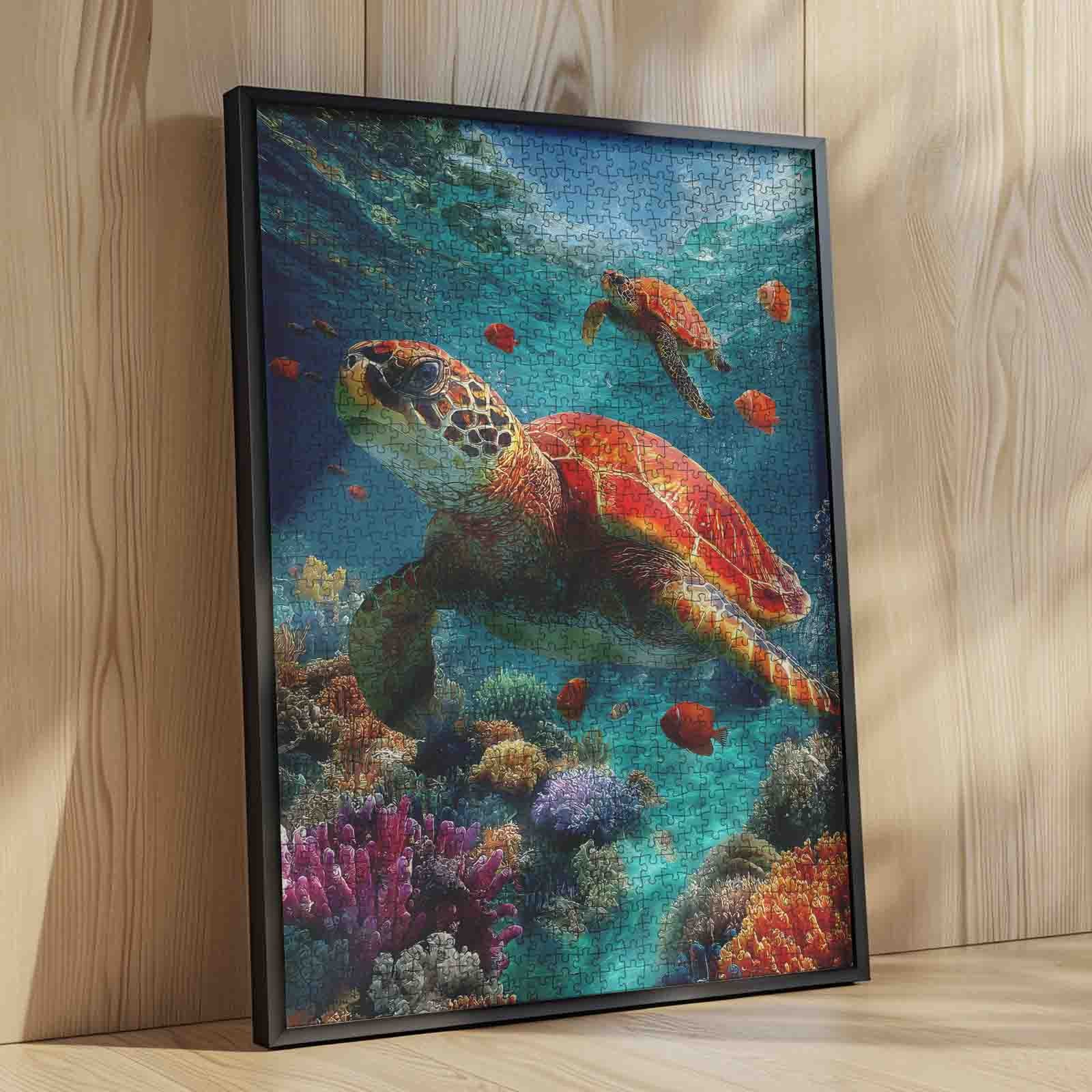 tucocoo-ocean-turtle-paradise-puzzle-1000-teile-meer image 4