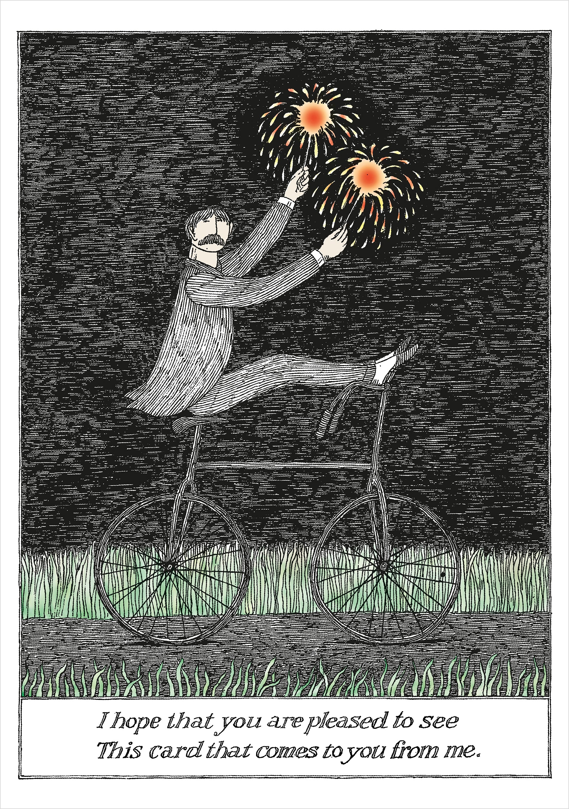 pomegranate-edward-gorey-pleased-to-see-geburtstagskarte-humor image 1