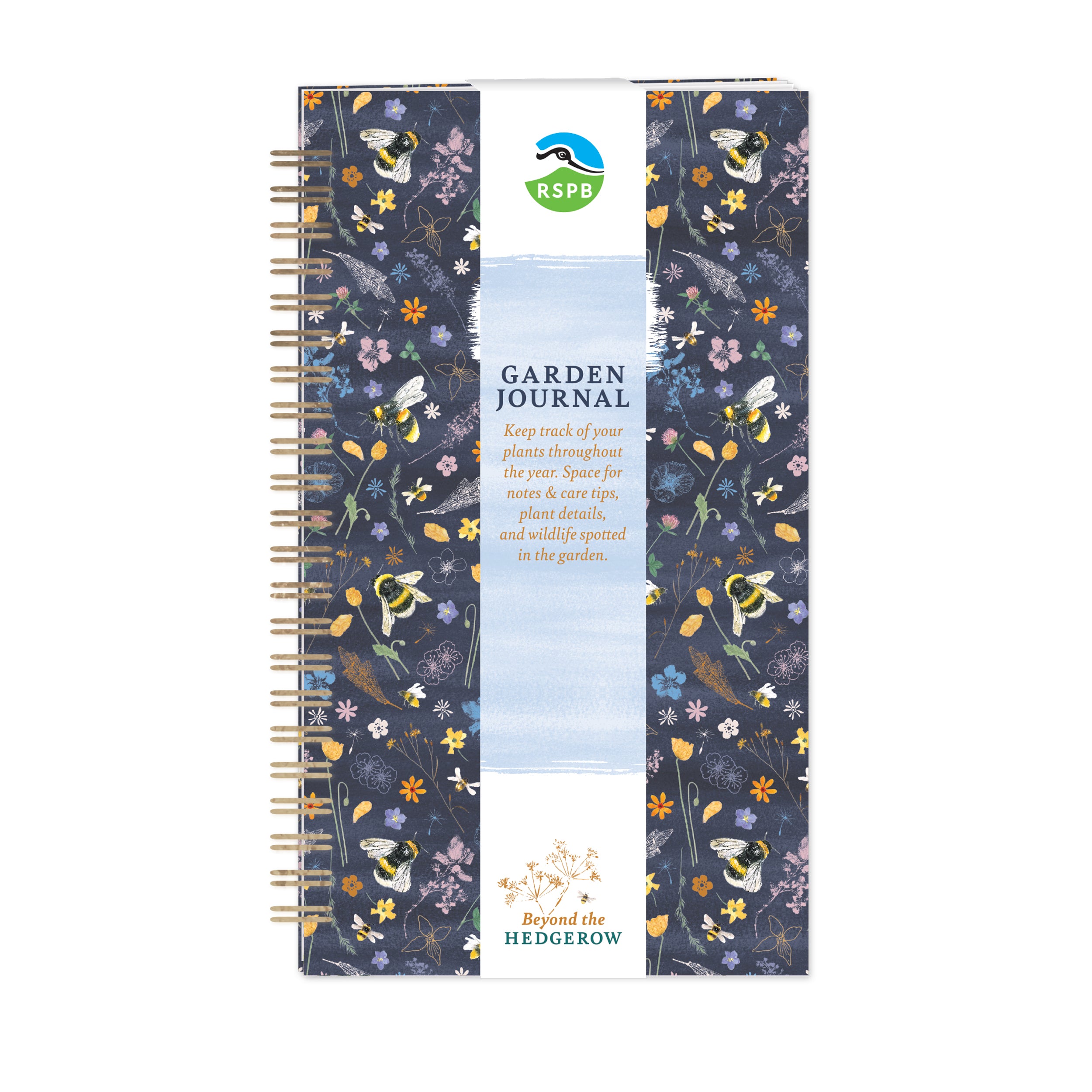 otter-house-rspb-garden-journal-bees-notizbuch-blumen image 2
