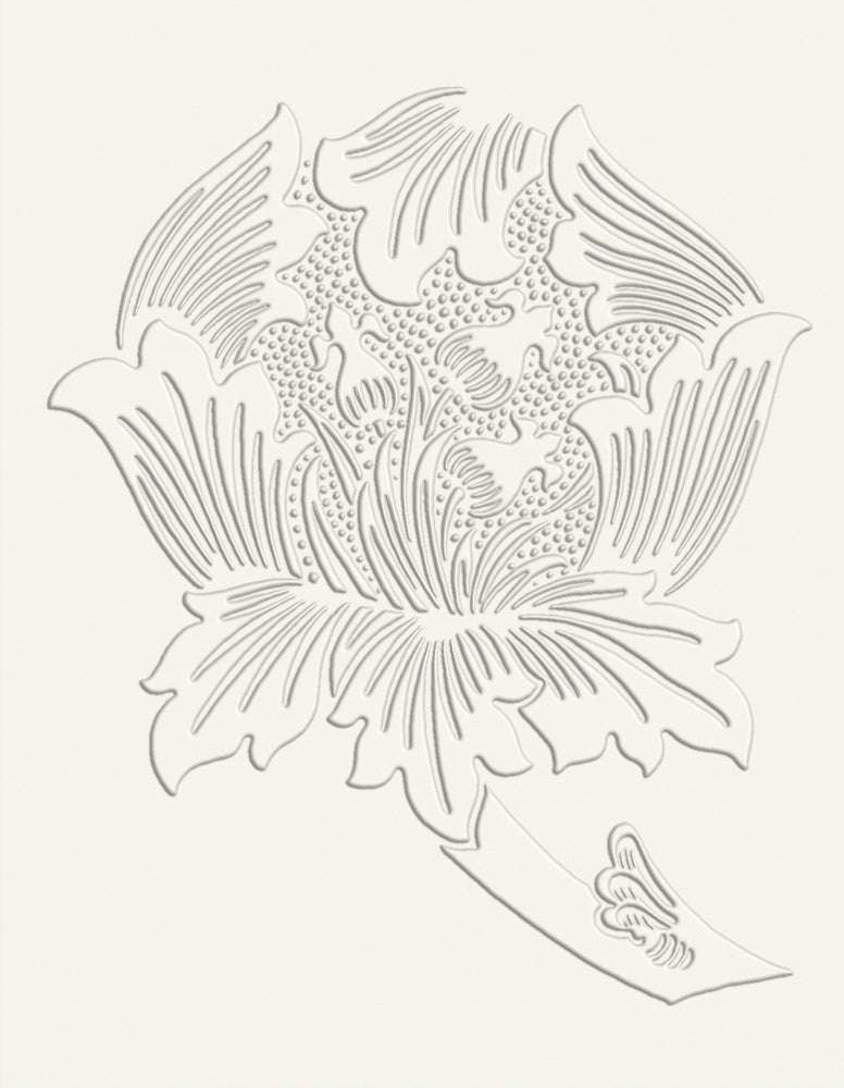 pomegranate-morris-embossed-gru-kartenset-12-karten-blumen image 3