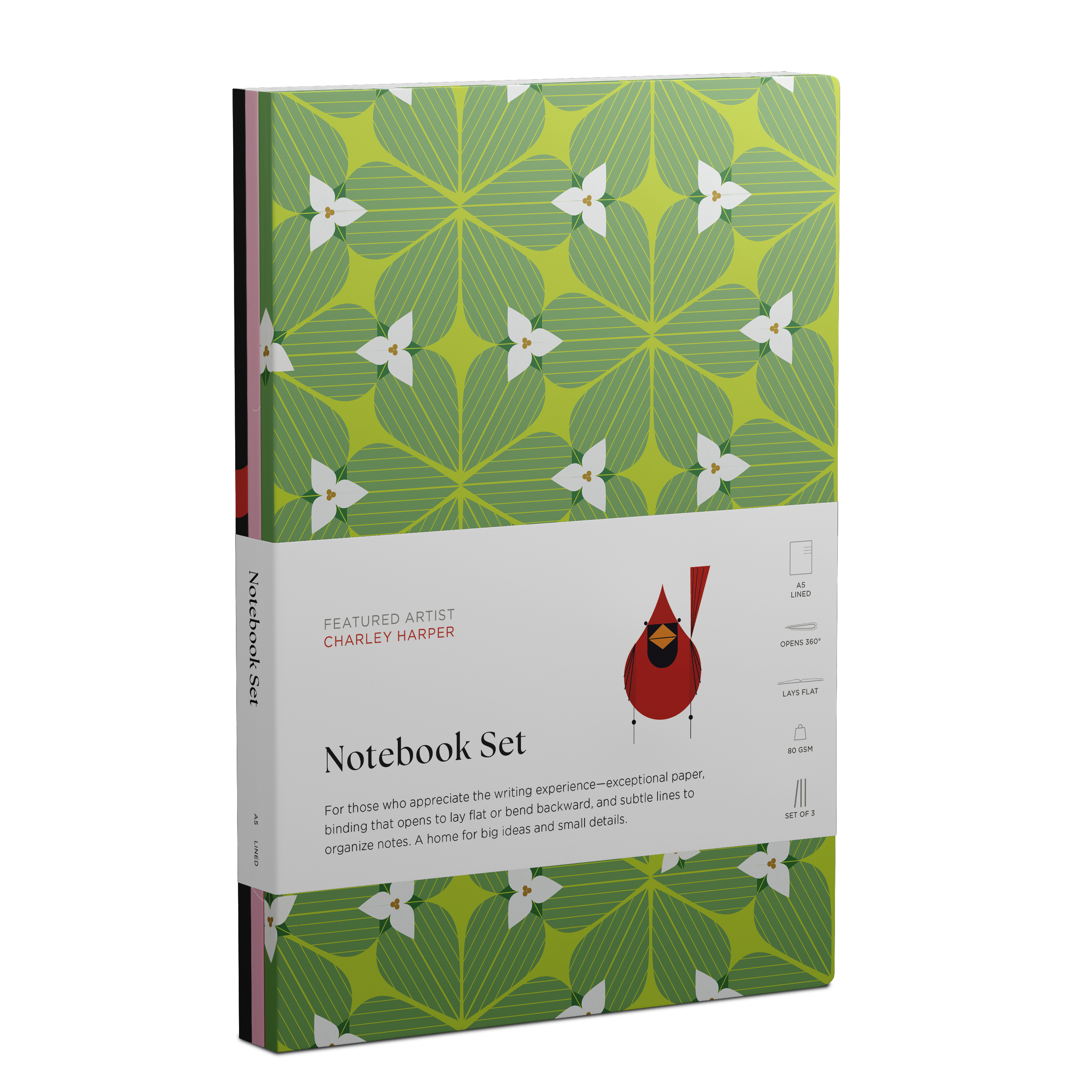 pomegranate-charley-harper-notebook-set-notizbuch-tiere-v-gel image 1