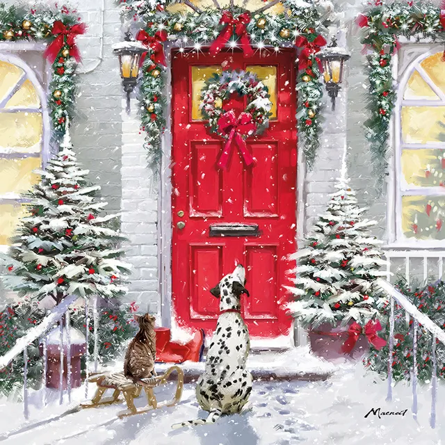 otter-house-it-s-warm-inside-weihnachtskarten-set-sortiert image 1