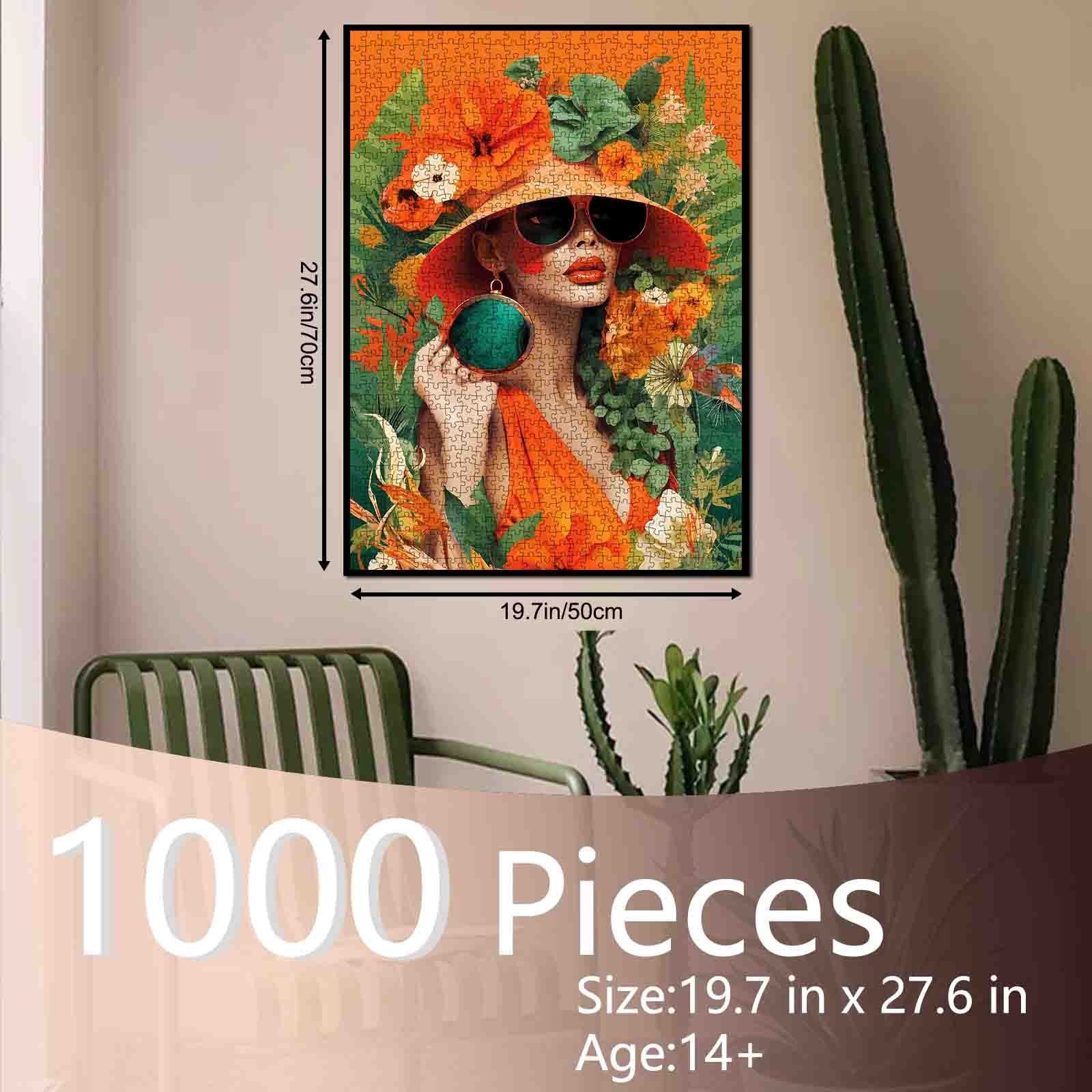 tucocoo-girl-in-flower-hat-puzzle-1000-teile-blumenhut image 5
