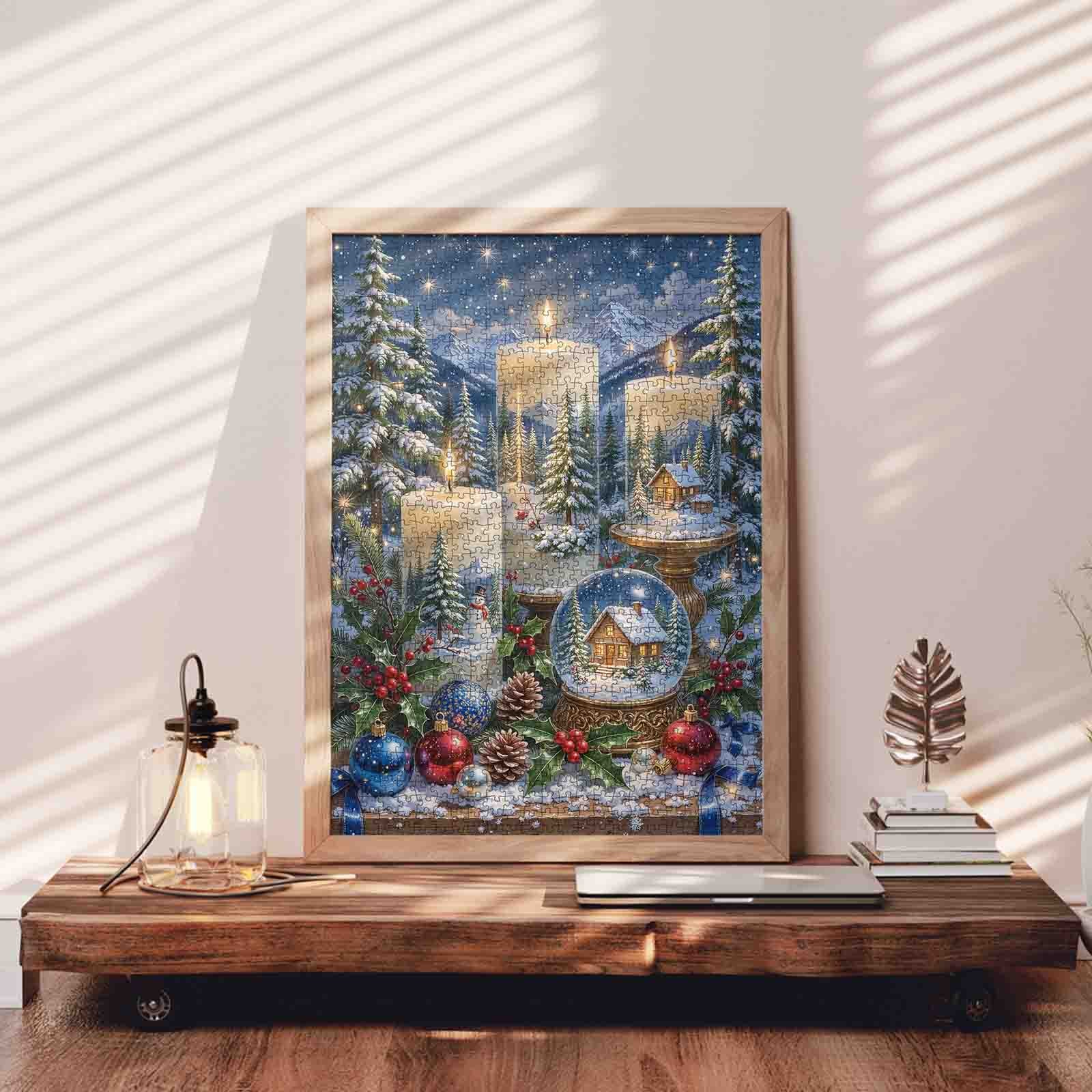 tucocoo-cozy-christmas-candle-forest-puzzle-1000-teile-weihnachten image 3