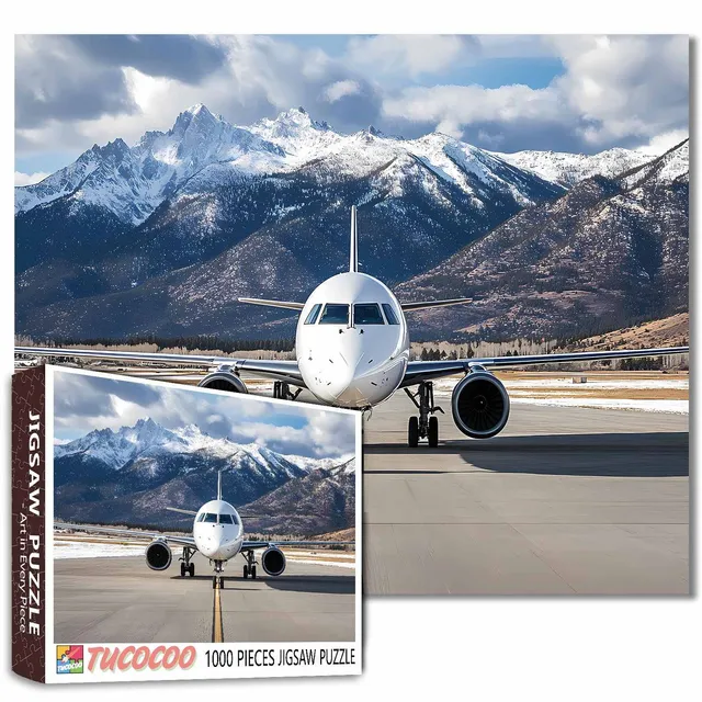 tucocoo-runway-takeoff-airplane-puzzle-1000-teile-flugzeug image 1