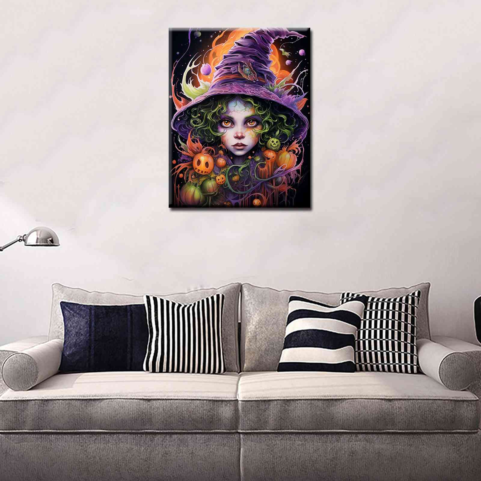 tucocoo-enchanted-witch-with-pumpkins-malen-nach-zahlen-ohne-rahmen image 3