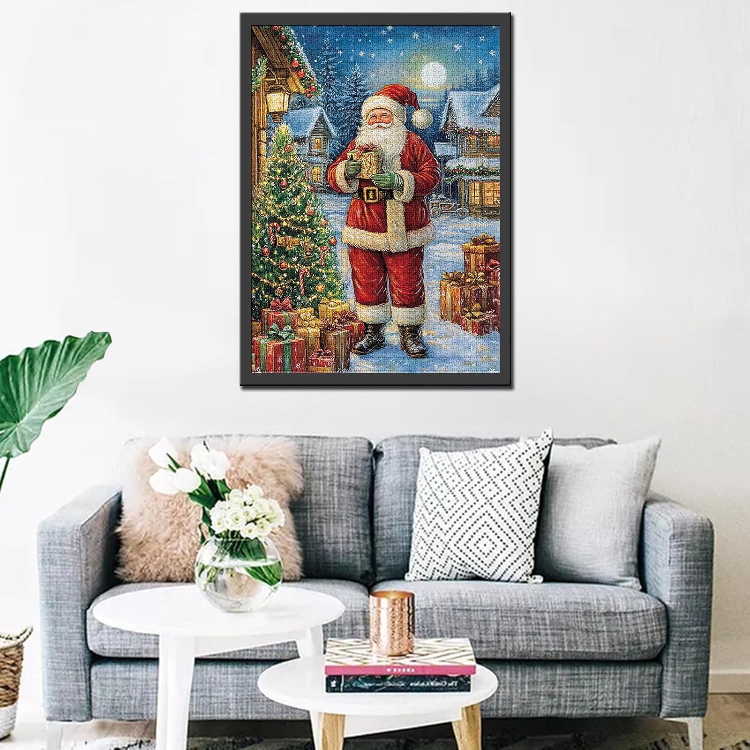 tucocoo-jigsaw-puzzles-santa-claus-with-gifts-puzzle-1000-teile-weihnachten image 3