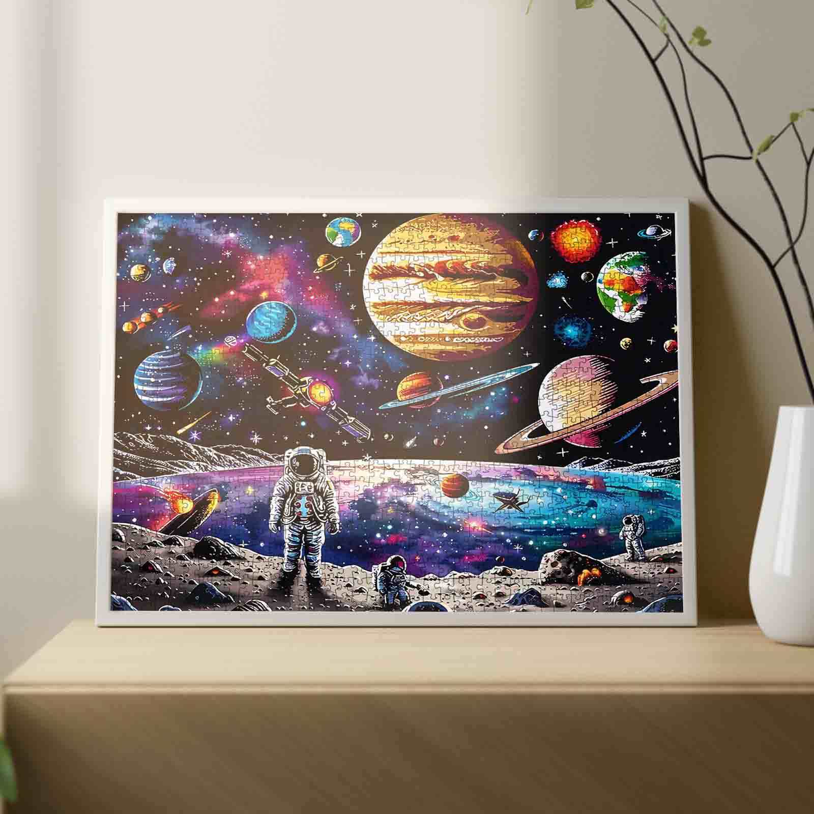 tucocoo-astronaut-colorful-stellar-craft-puzzle-1000-teile-mond image 3