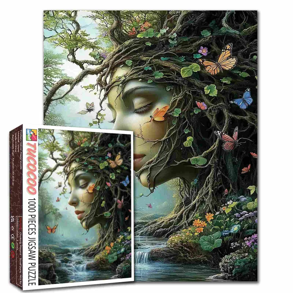 tucocoo-nature-spirit-awakening-puzzle-1000-teile-wald image 1