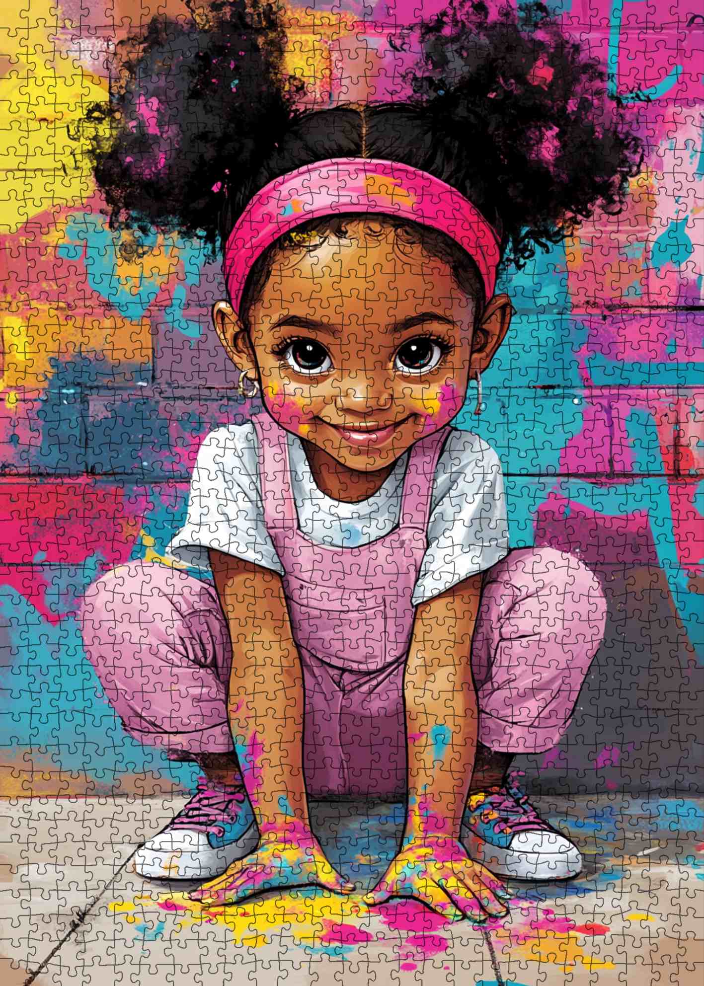 tucocoo-little-artist-puzzle-1000-teile-m-dchen-bunt image 2