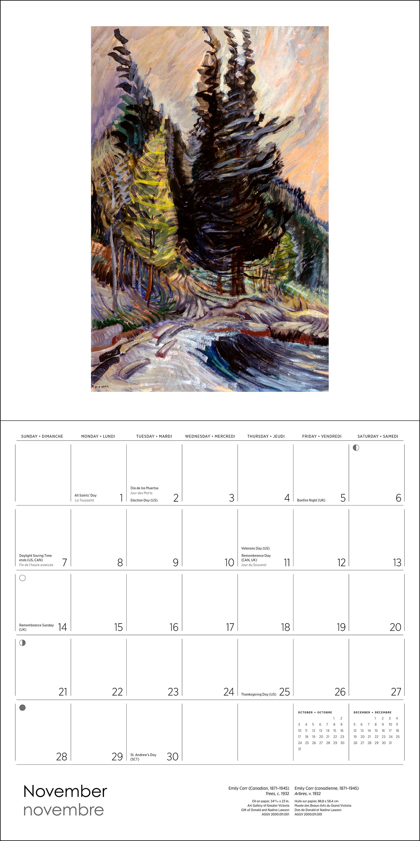 pomegranate-emily-carr-2027-wandkalender-landschaften image 6