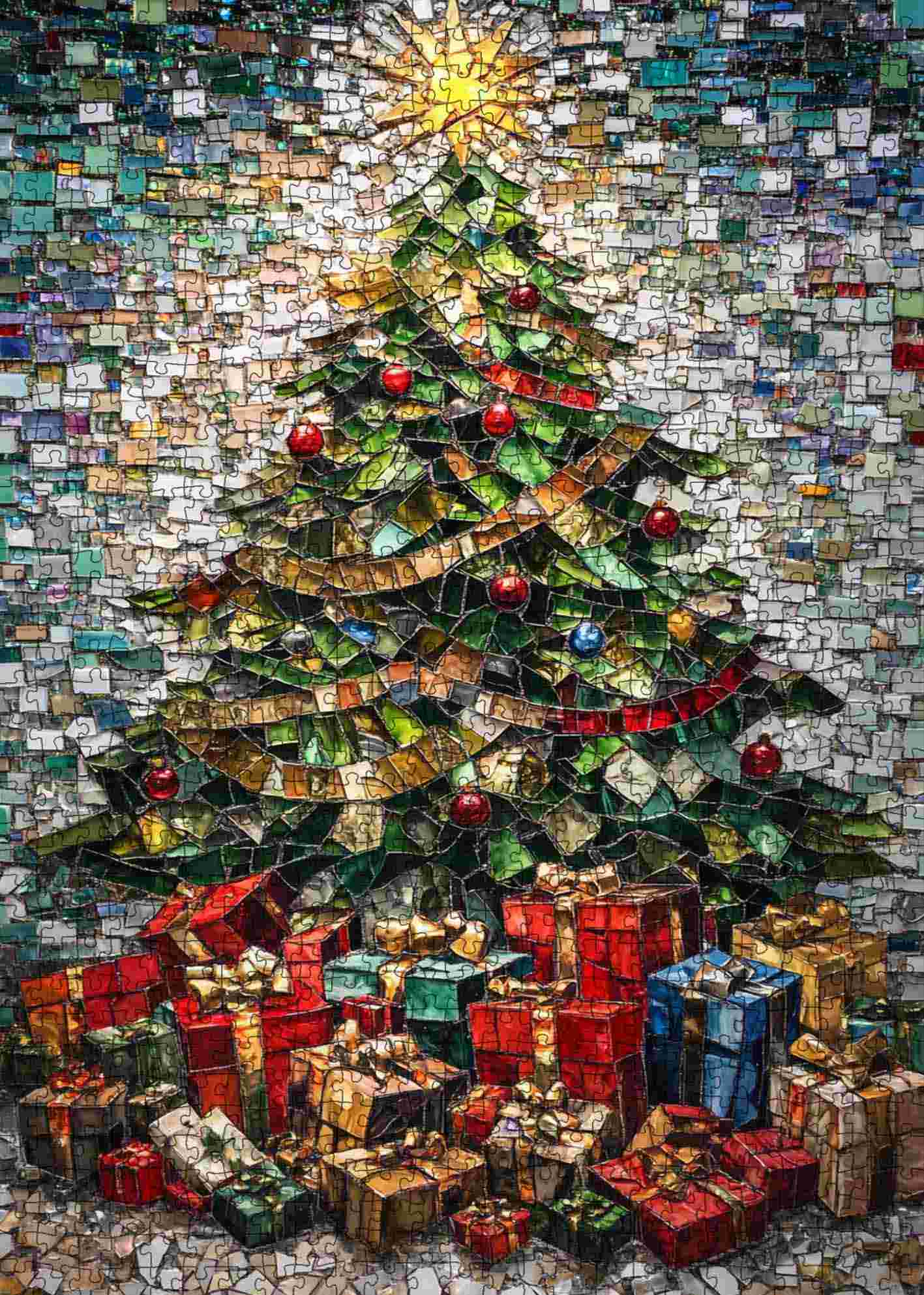 tucocoo-christmas-tree-gifts-puzzle-1000-teile-weihnachten image 2