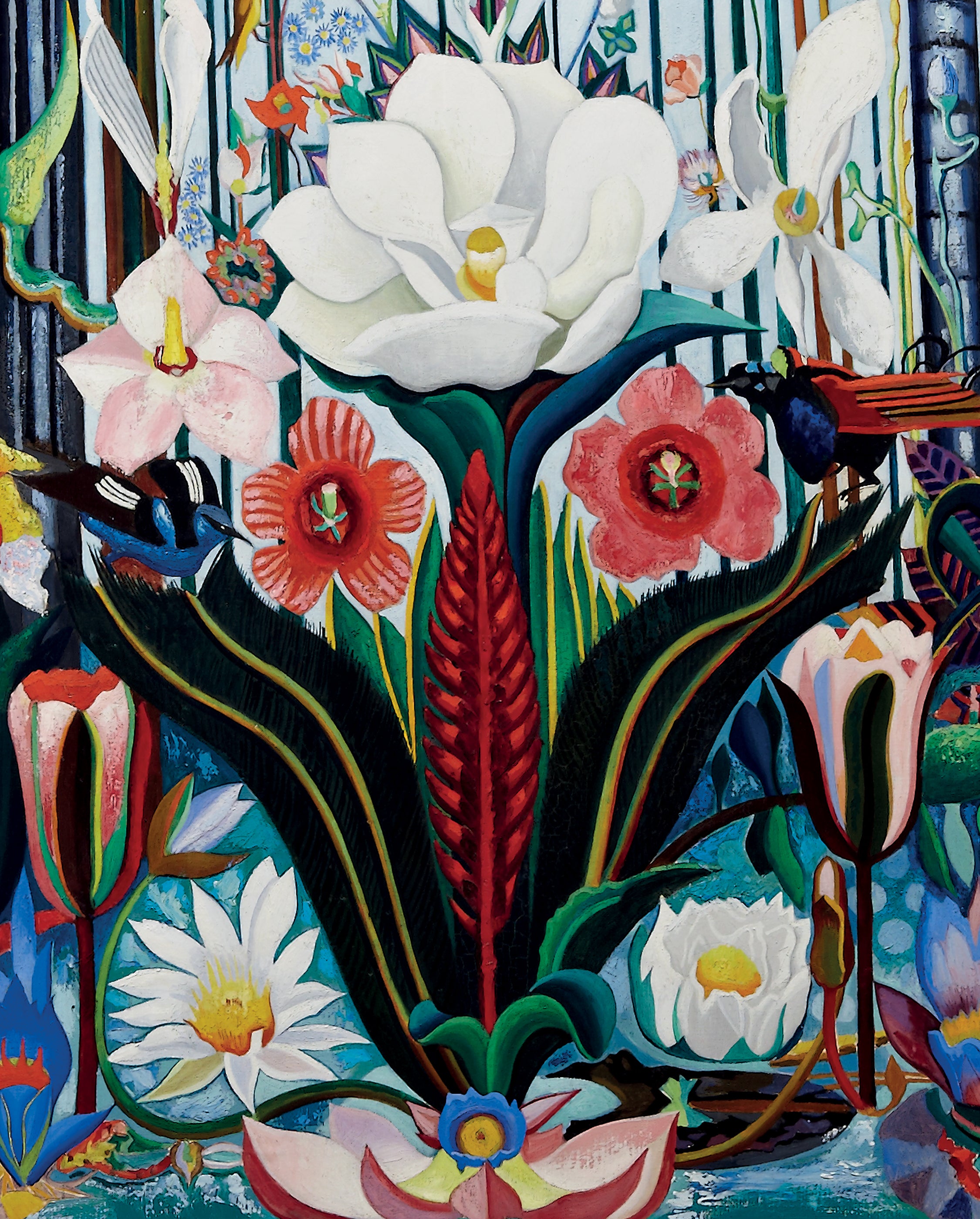 pomegranate-bookmarks-joseph-stella-flowers-italy-lesezeichen-blumen image 2