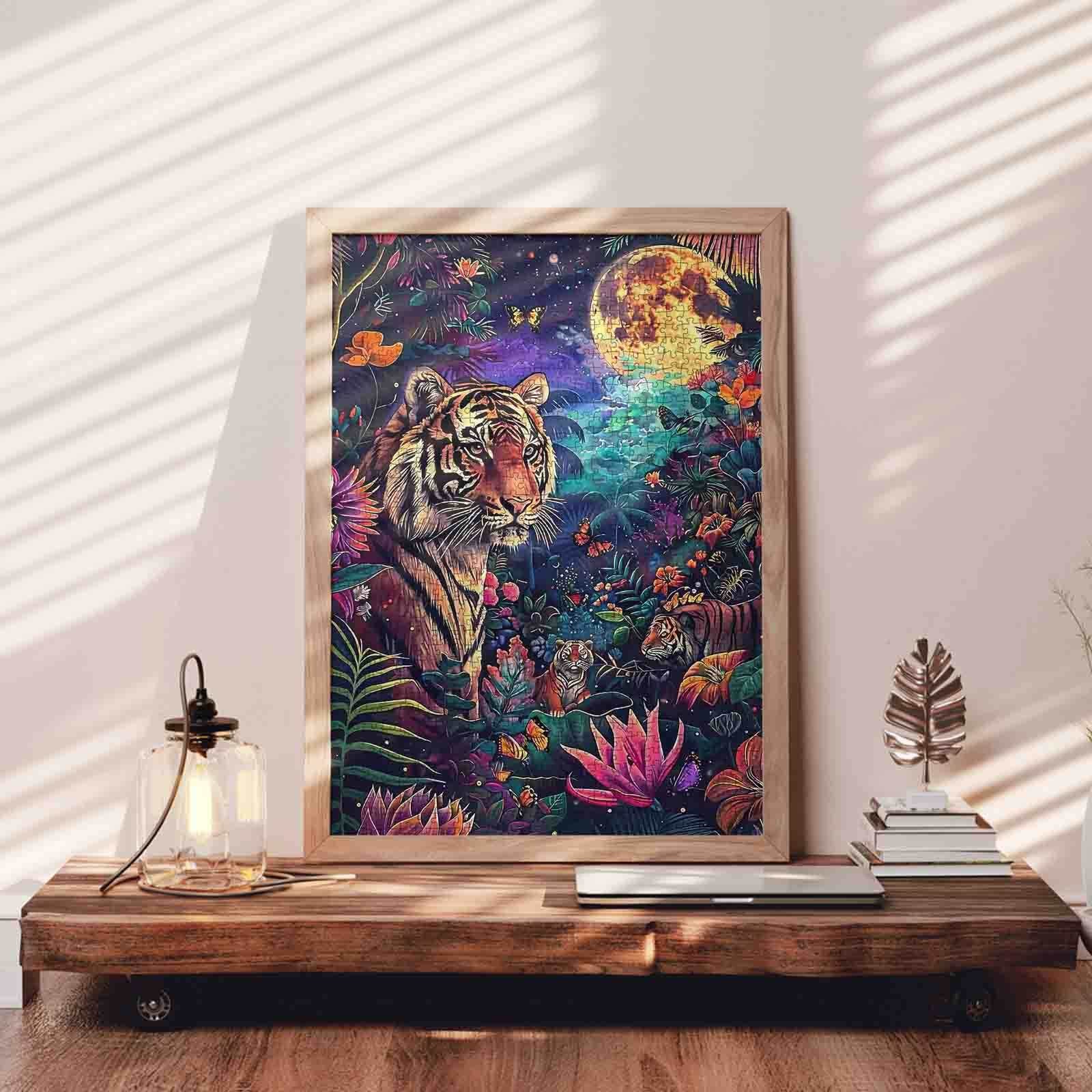 tucocoo-mystical-tiger-full-moon-puzzle-1000-teile image 3