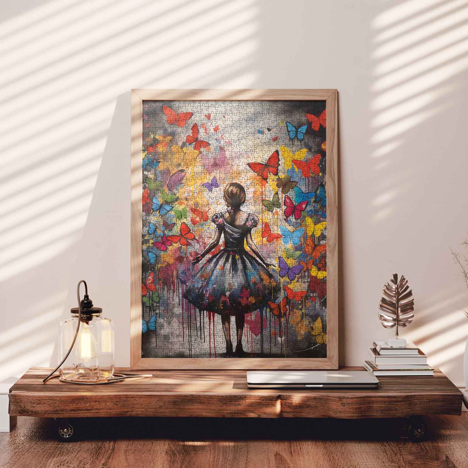 tucocoo-colorful-butterfly-girl-puzzle-1000-teile-graffiti image 3