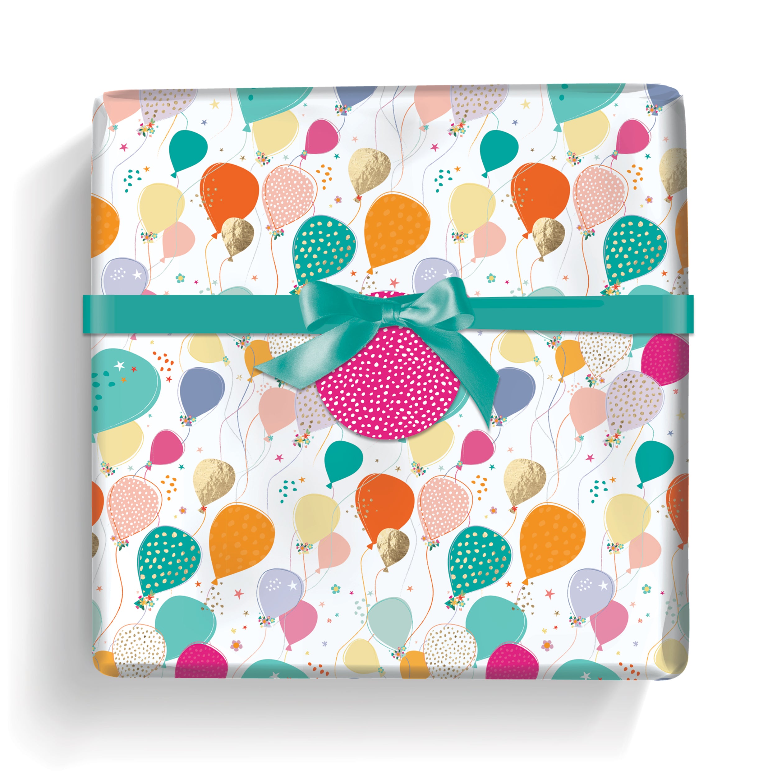 otter-house-gift-packaging-balloons-geschenkpapier-2-bogen-tags image 3