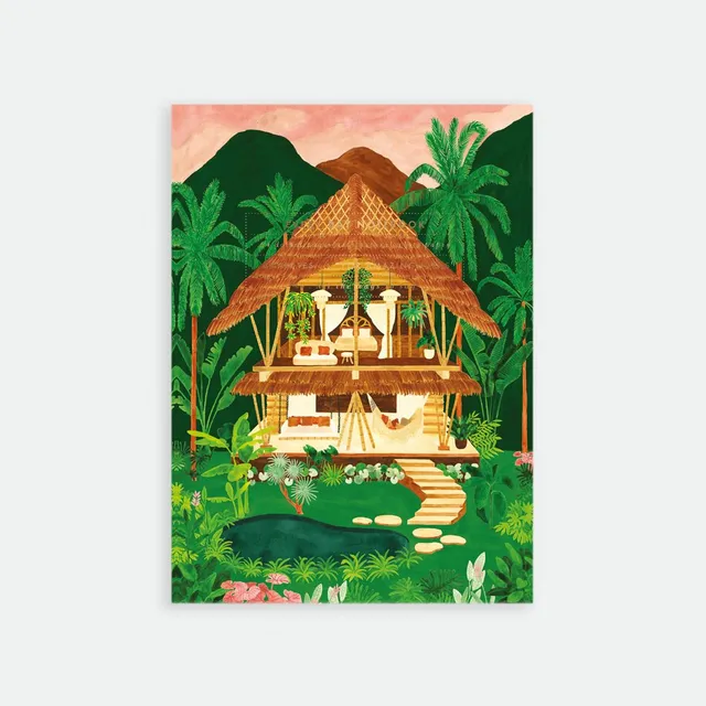 all-the-ways-to-say-ubud-house-notizbuch-a5-bali image 1