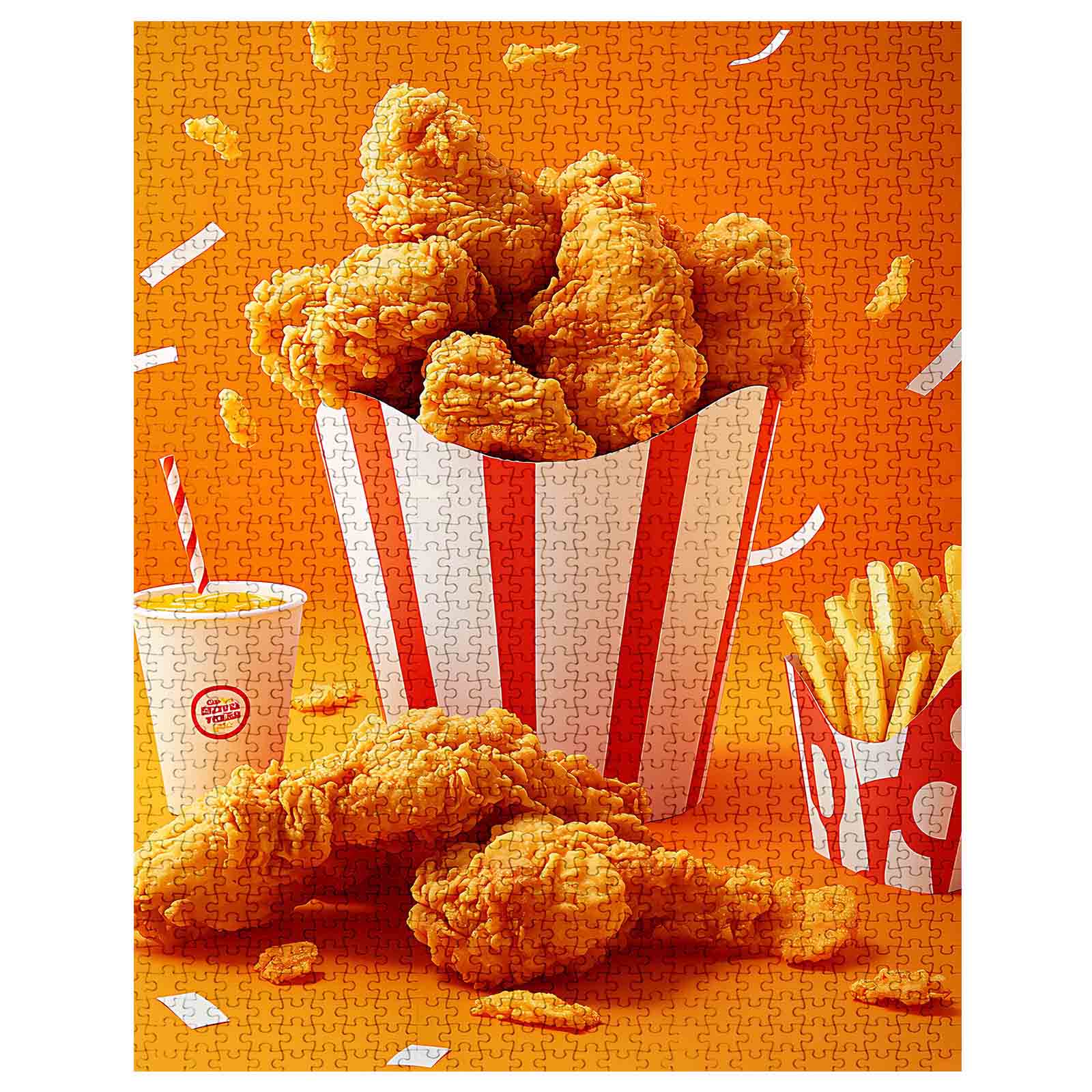 tucocoo-bucket-of-fried-chicken-puzzle-1000-teile-essen image 2