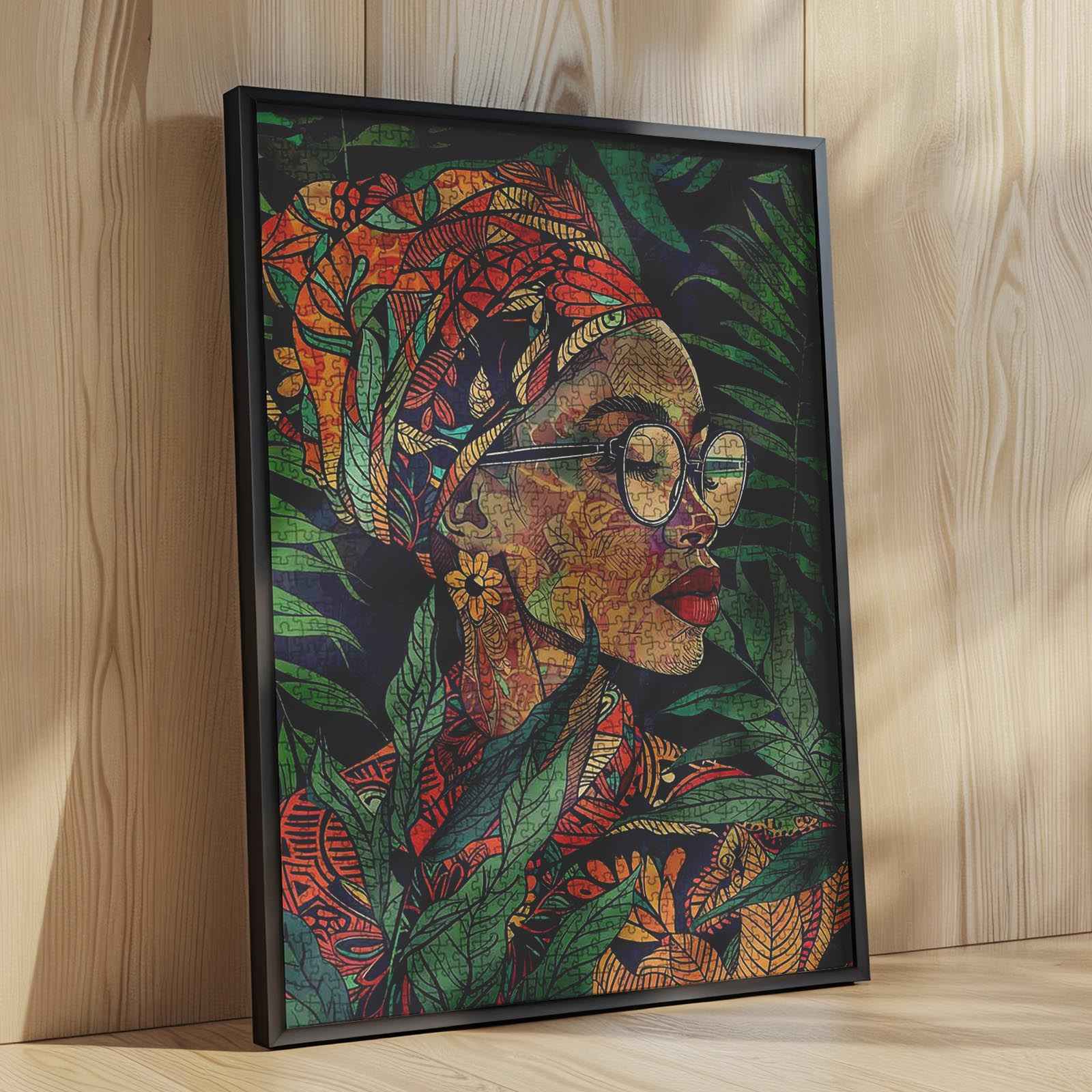 tucocoo-african-botanical-portrait-puzzle-1000-teile-blumen image 4