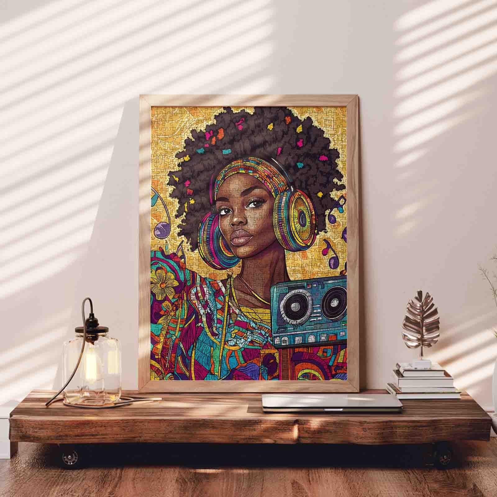 tucocoo-jigsaw-rock-and-roll-girl-puzzle-1000-teile-portrait image 3